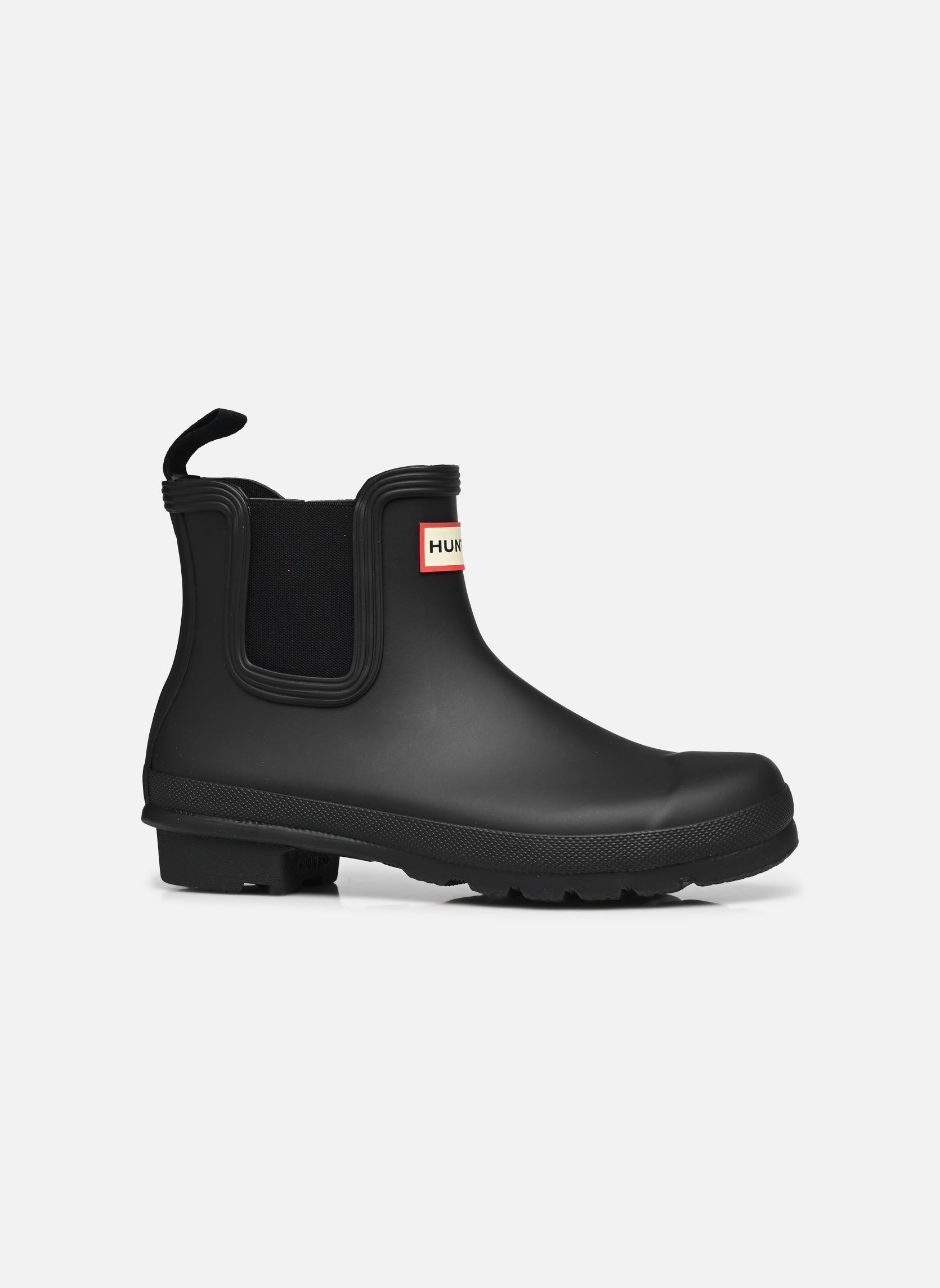 Bottes de pluie Womens Original Chelsea Boot femme noir Hunter Bottes de pluie Womens Original Chelsea Boot femme noir BLACK