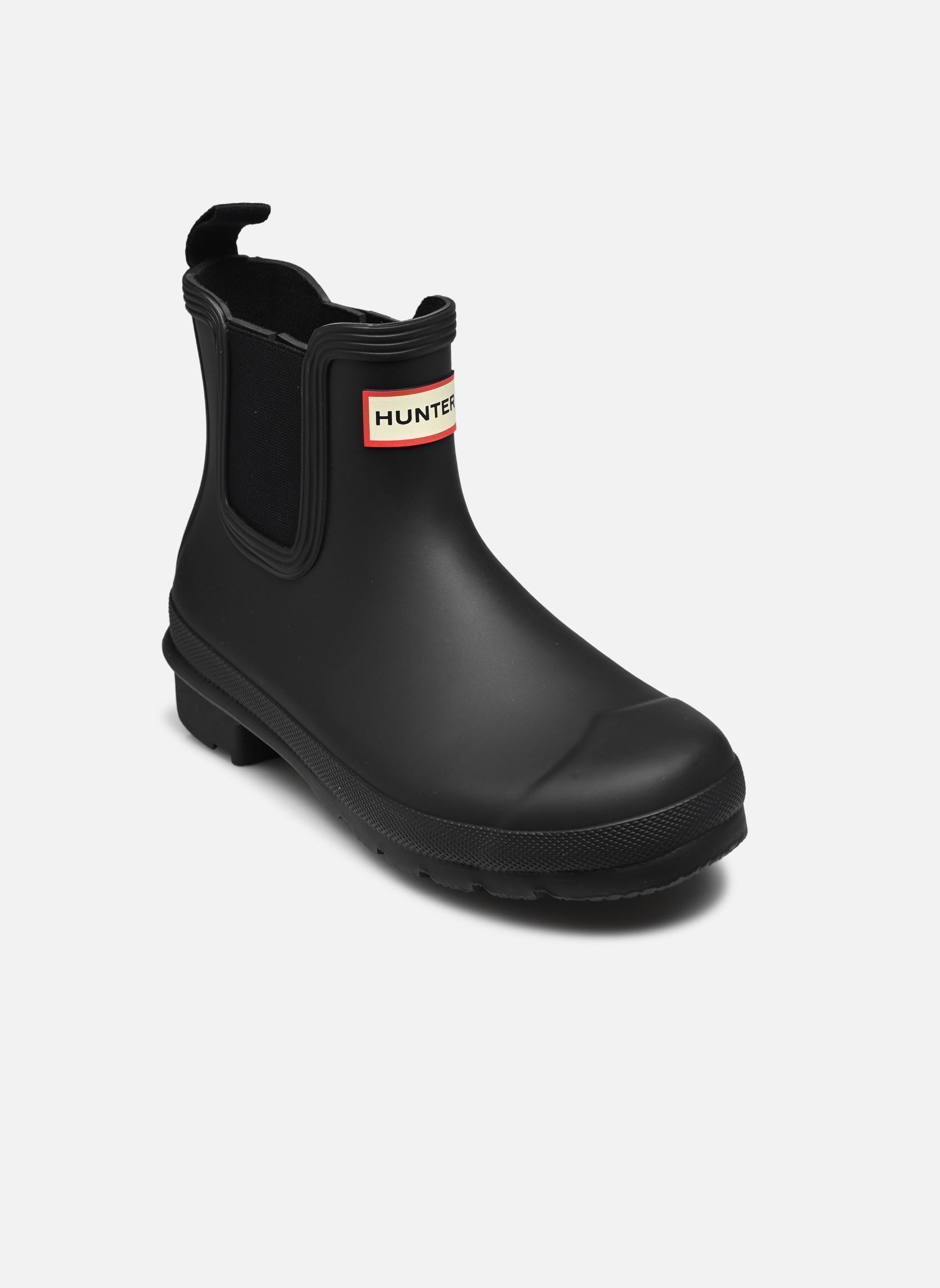 Bottes de pluie Womens Original Chelsea Boot femme noir Hunter Bottes de pluie Womens Original Chelsea Boot femme noir BLACK