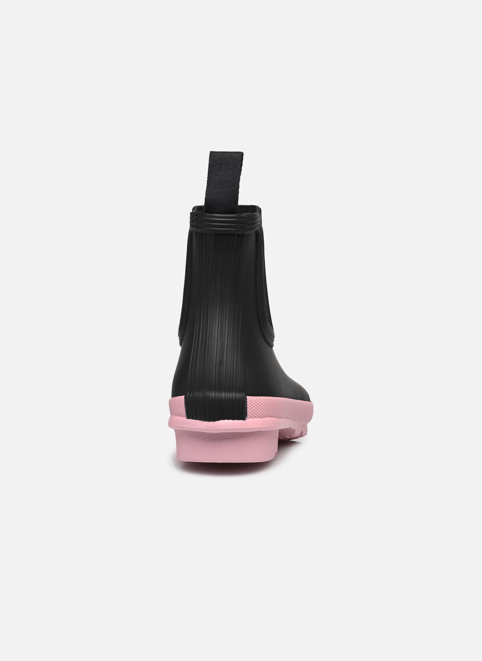 Stivali da pioggia Womens Original Chelsea Boot donna nero Hunter Stivali da pioggia Womens Original Chelsea Boot donna nero BLACK / PINK NECTAR