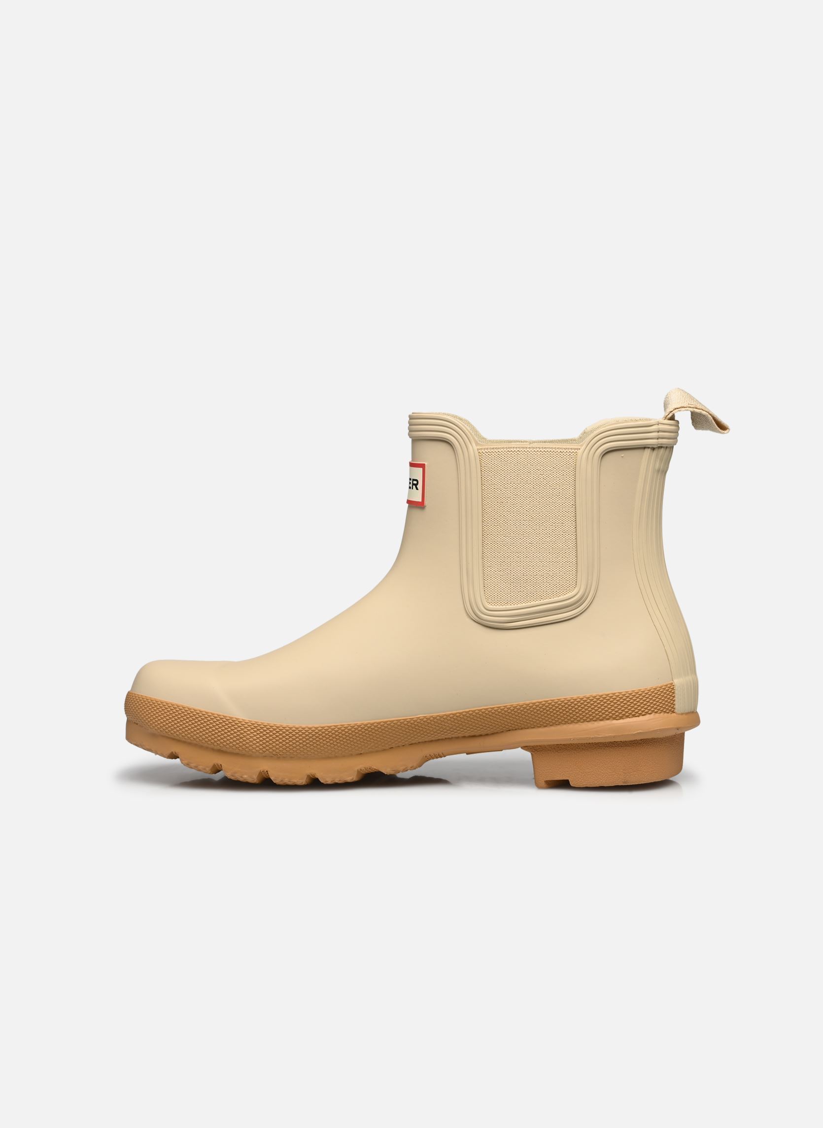 Stivali da pioggia Womens Original Chelsea Boot donna beige Hunter Stivali da pioggia Womens Original Chelsea Boot donna beige GRAVEL / BISCUIT