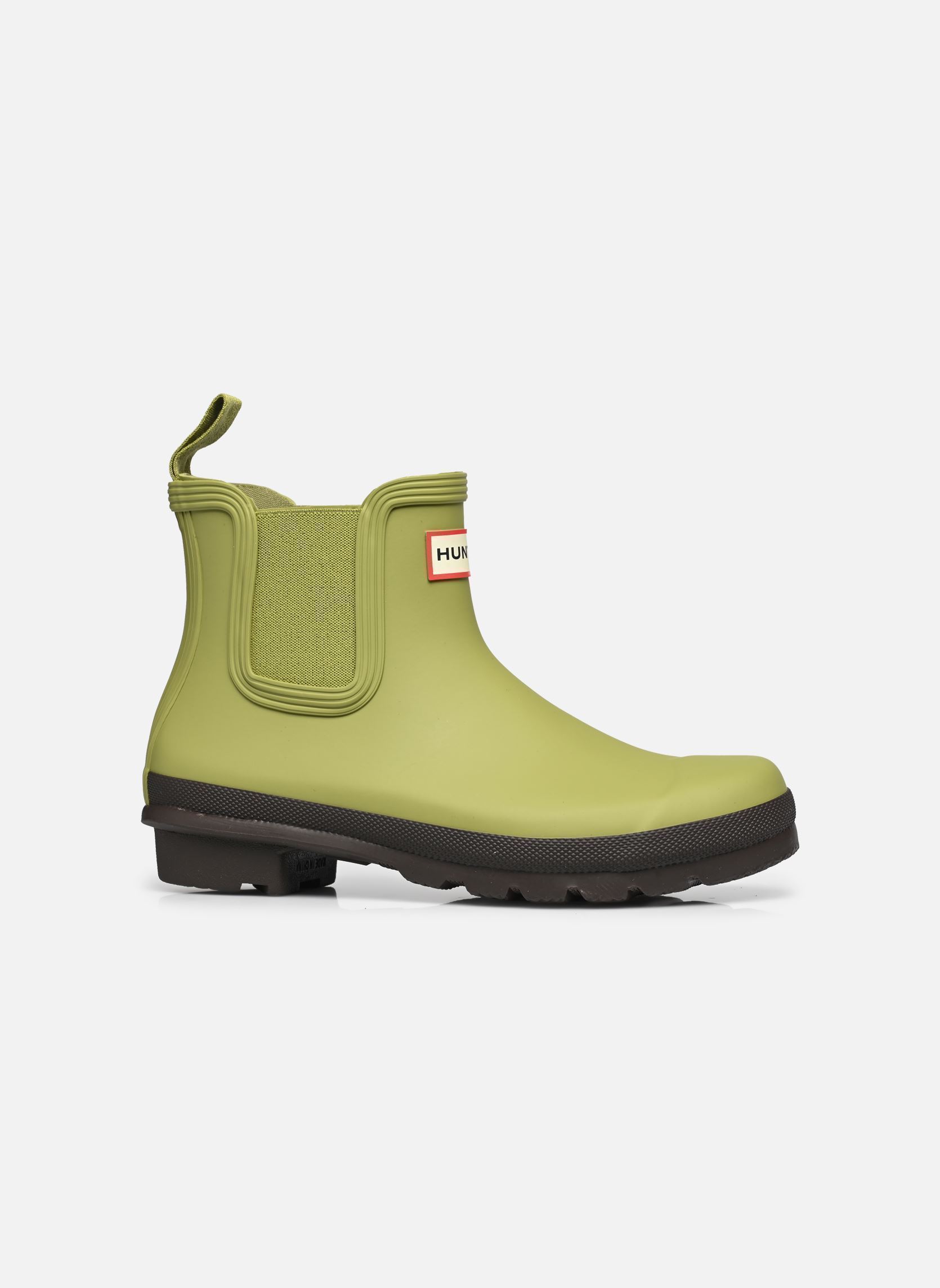Regenlaarzen Womens Original Chelsea Boot dames groen Hunter Regenlaarzen Womens Original Chelsea Boot dames groen GREEN OLIVE / CHOCOLATE BROWN