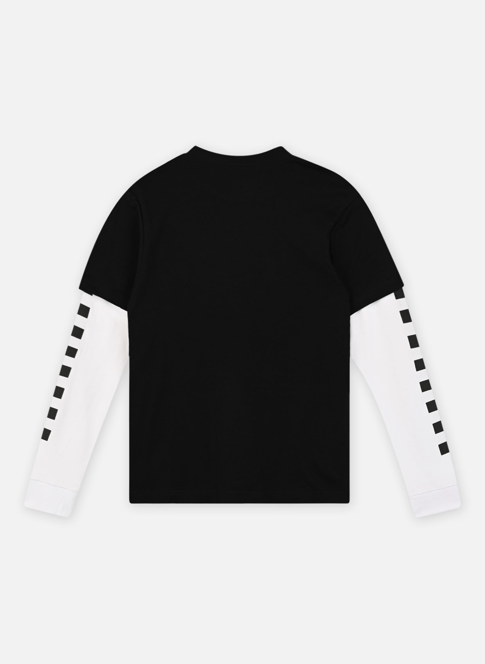 Tee-shirts manches longues BY LONG CHECK TWOFER BOYS garçon noir Vans Tee-shirts manches longues BY LONG CHECK TWOFER BOYS garçon noir BLACK