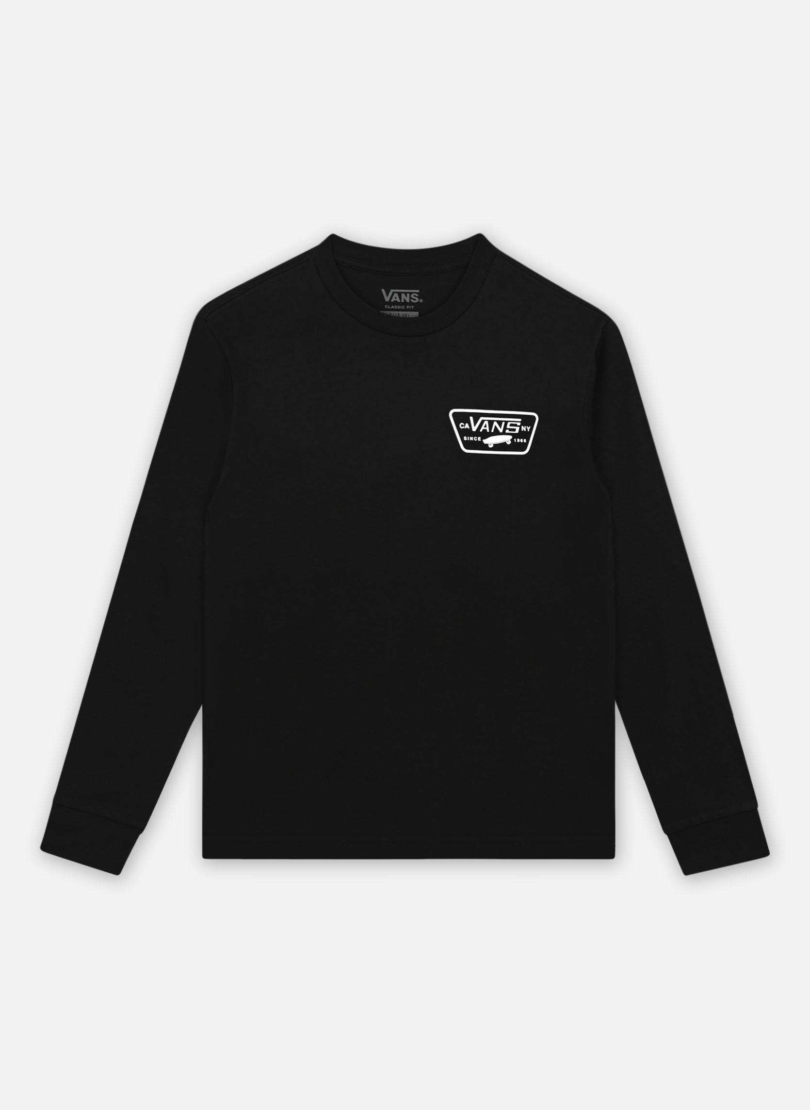 Tee-shirts manches longues Full Patch Back LS garçon noir Vans Tee-shirts manches longues Full Patch Back LS garçon noir BLACK