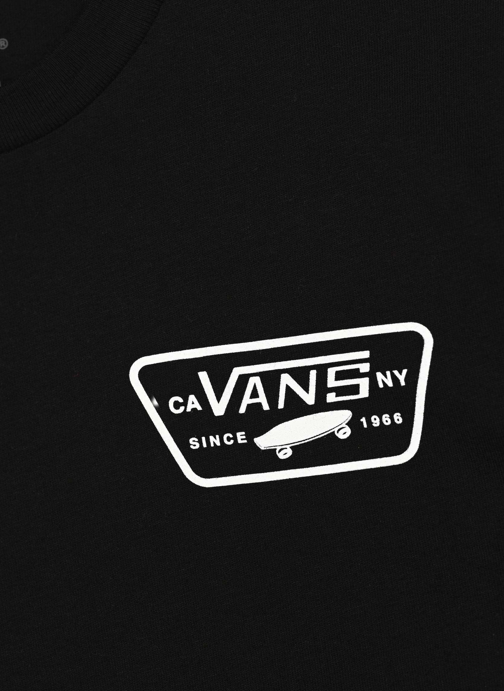 Tee-shirts manches longues Full Patch Back LS garçon noir Vans Tee-shirts manches longues Full Patch Back LS garçon noir BLACK