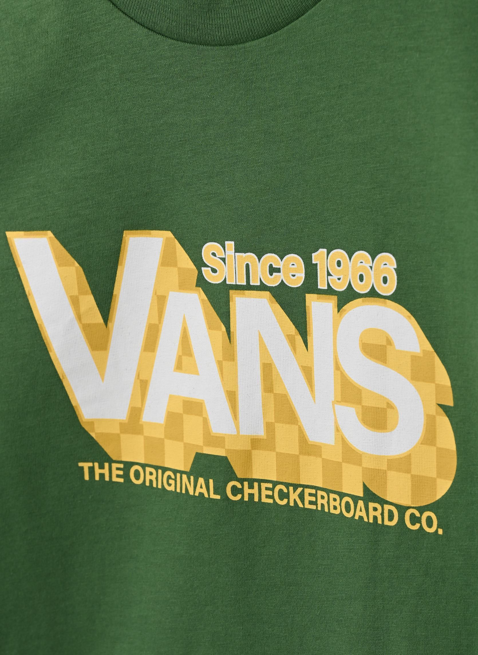 Tee-shirts manches courtes Checker Drop SS garçon vert Vans Tee-shirts manches courtes Checker Drop SS garçon vert FAIRWAY