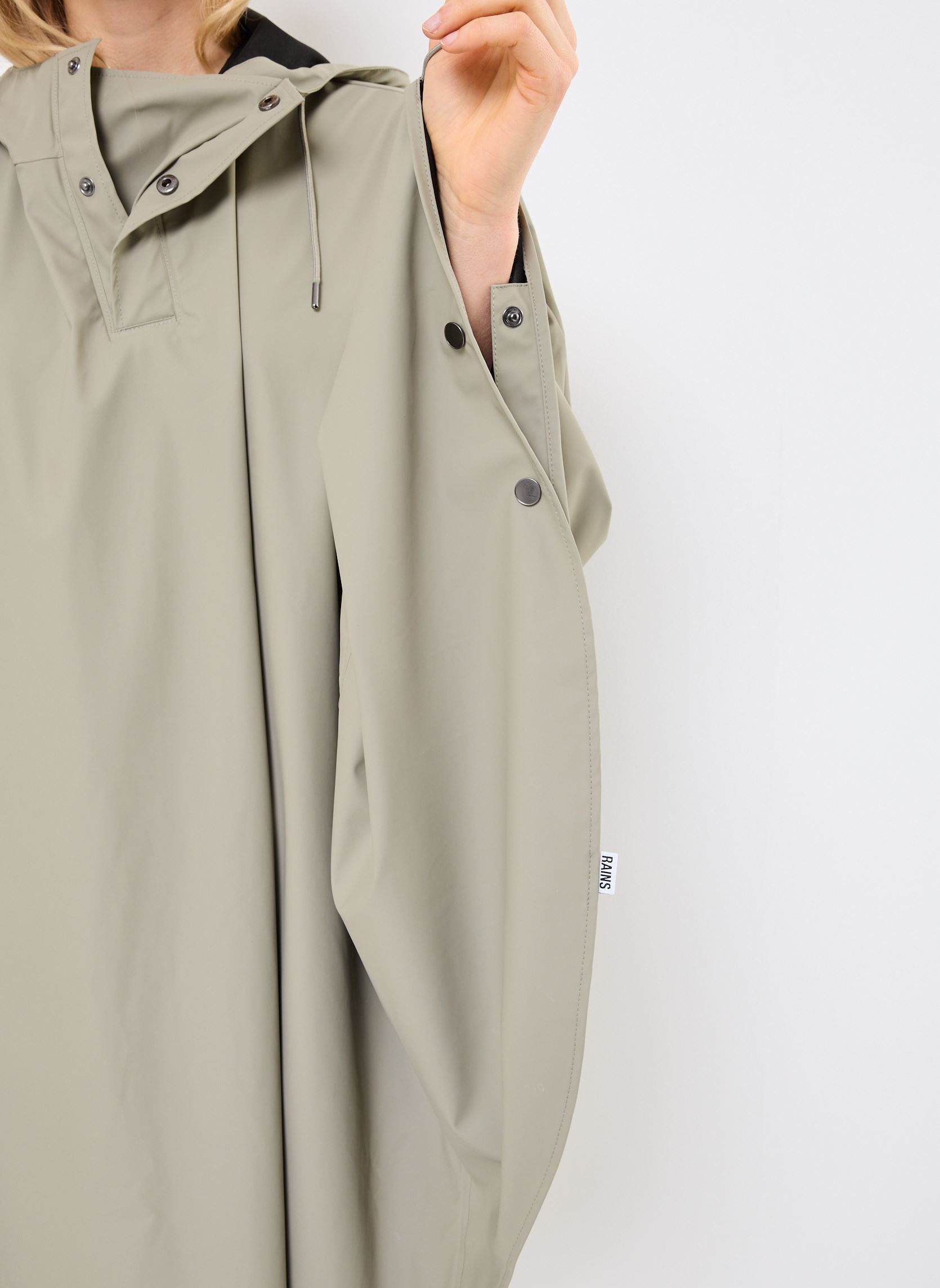 Regenjacken Cape W3 damen beige Rains Regenjacken Cape W3 damen beige DRIFT