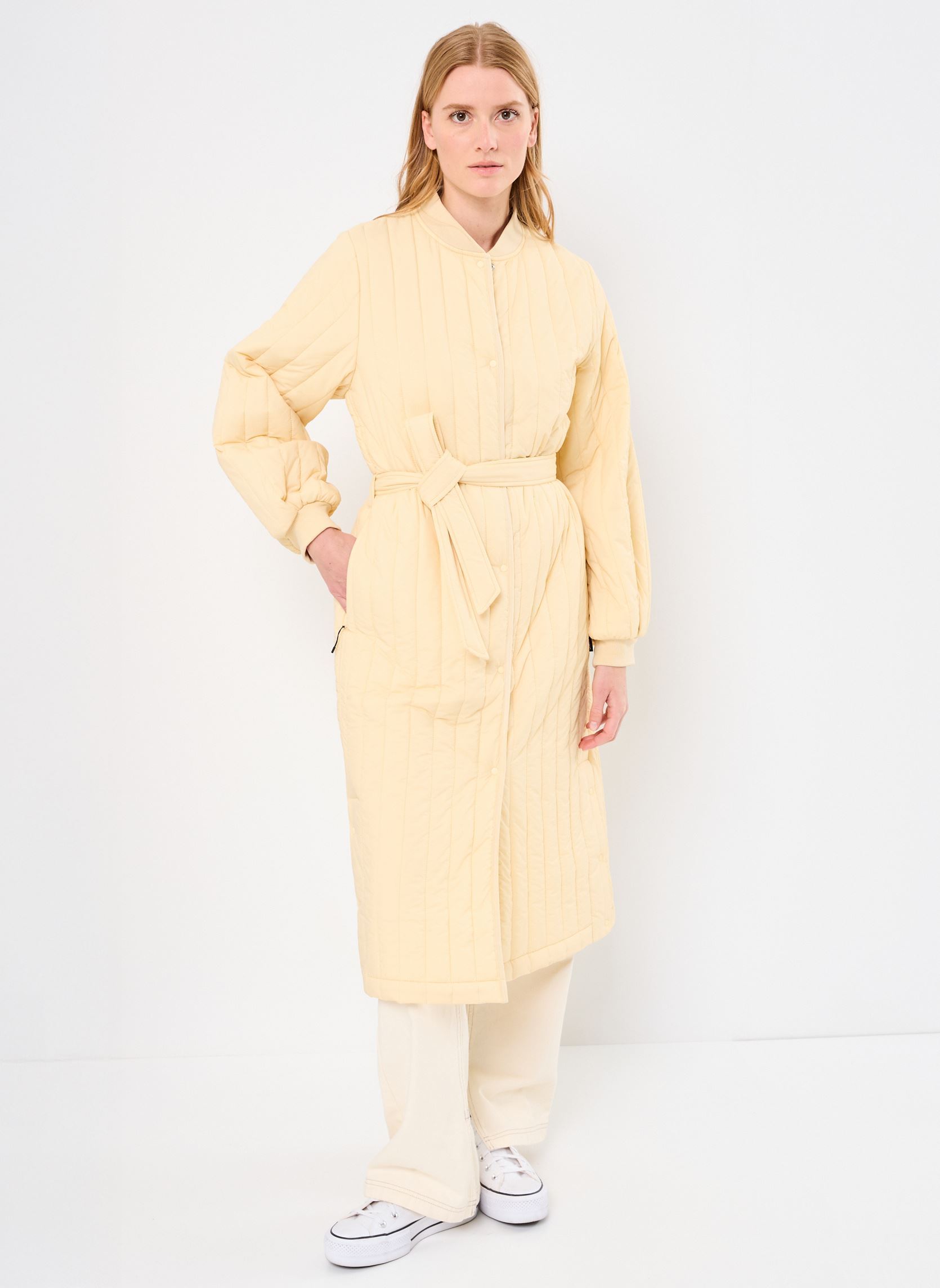 Regenjacken Banja Liner W Coat T1 damen weiß Rains Regenjacken Banja Liner W Coat T1 damen weiß GLEAM
