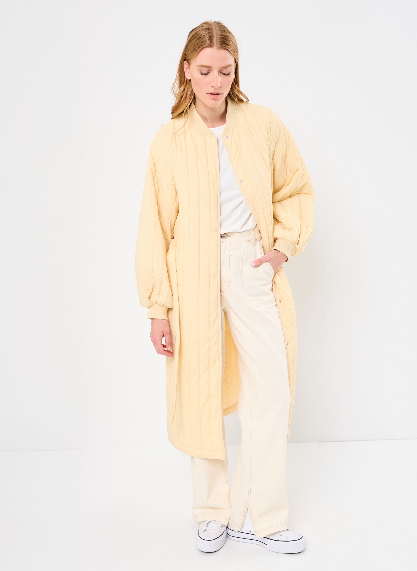 Regenjacken Banja Liner W Coat T1 damen weiß Rains Regenjacken Banja Liner W Coat T1 damen weiß GLEAM