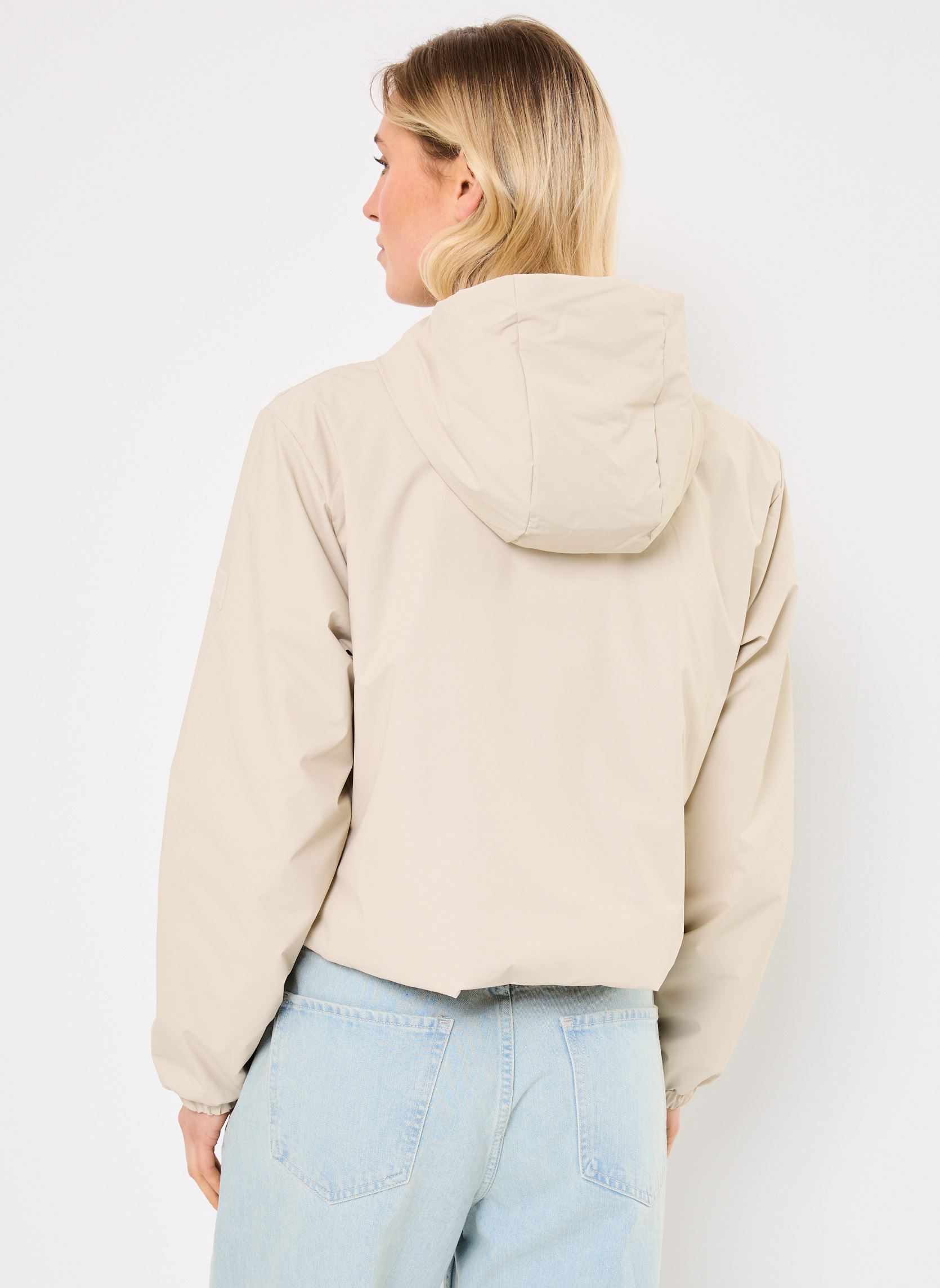 Vestes imperméable Lohja Short Insulated Jacket W3T1 femme beige Rains Vestes imperméable Lohja Short Insulated Jacket W3T1 femme beige DUNE