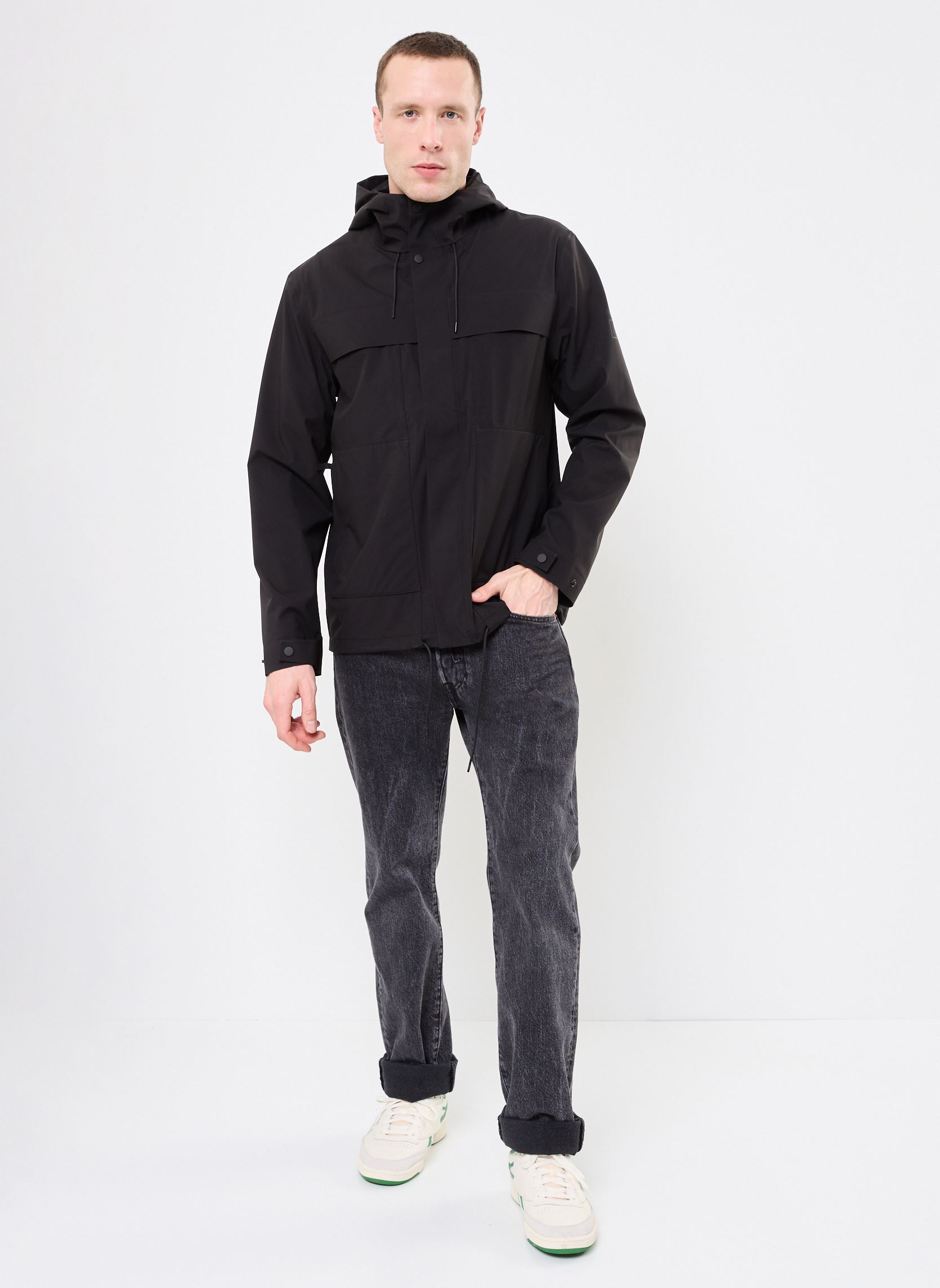 Vestes imperméables Suva Hardshell Cargo Jacket homme noir Rains Vestes imperméables Suva Hardshell Cargo Jacket homme noir BLACK