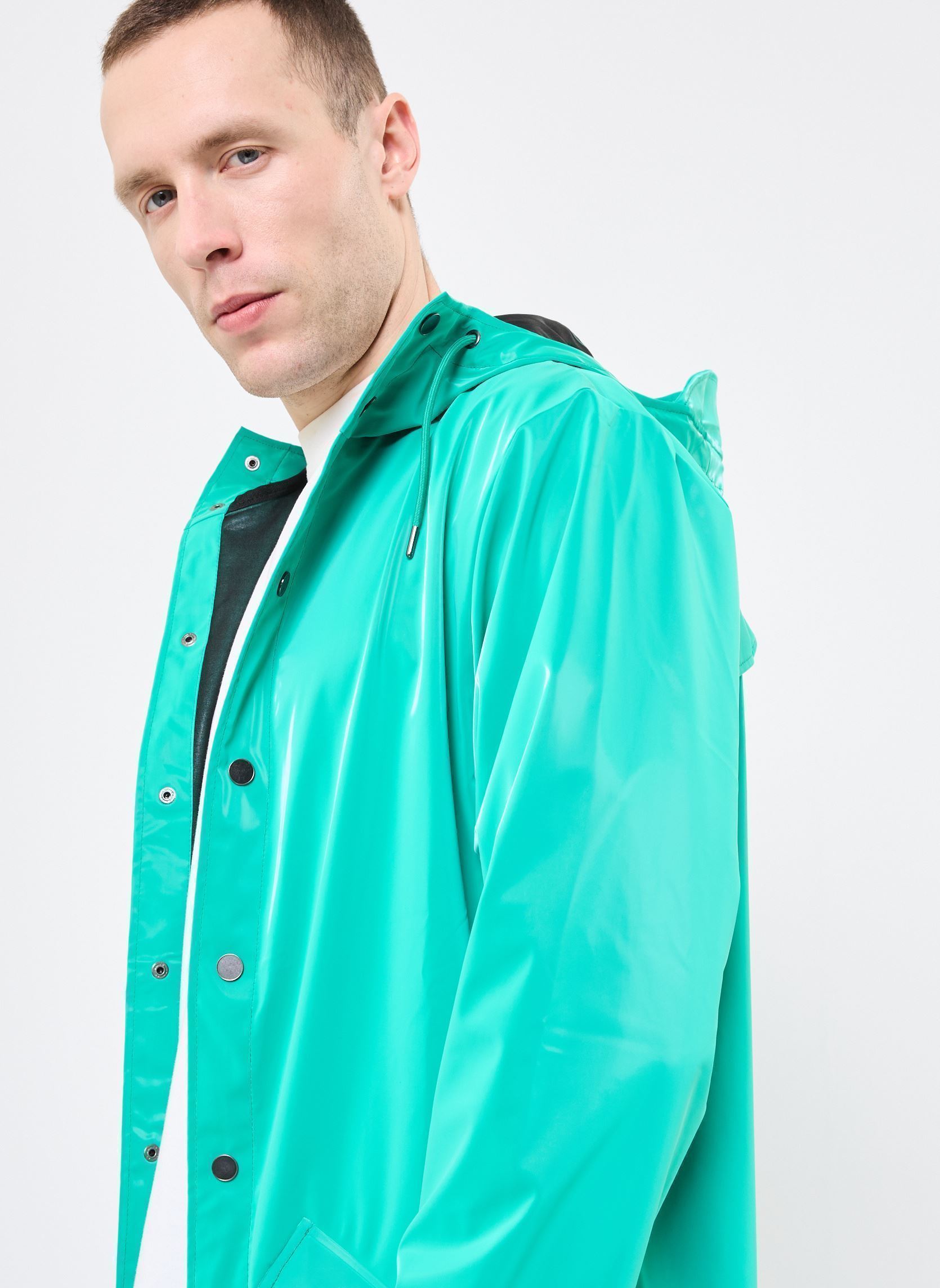 Wasserdichte Jacken Jacket W3 herren grün Rains Wasserdichte Jacken Jacket W3 herren grün ELEMENT