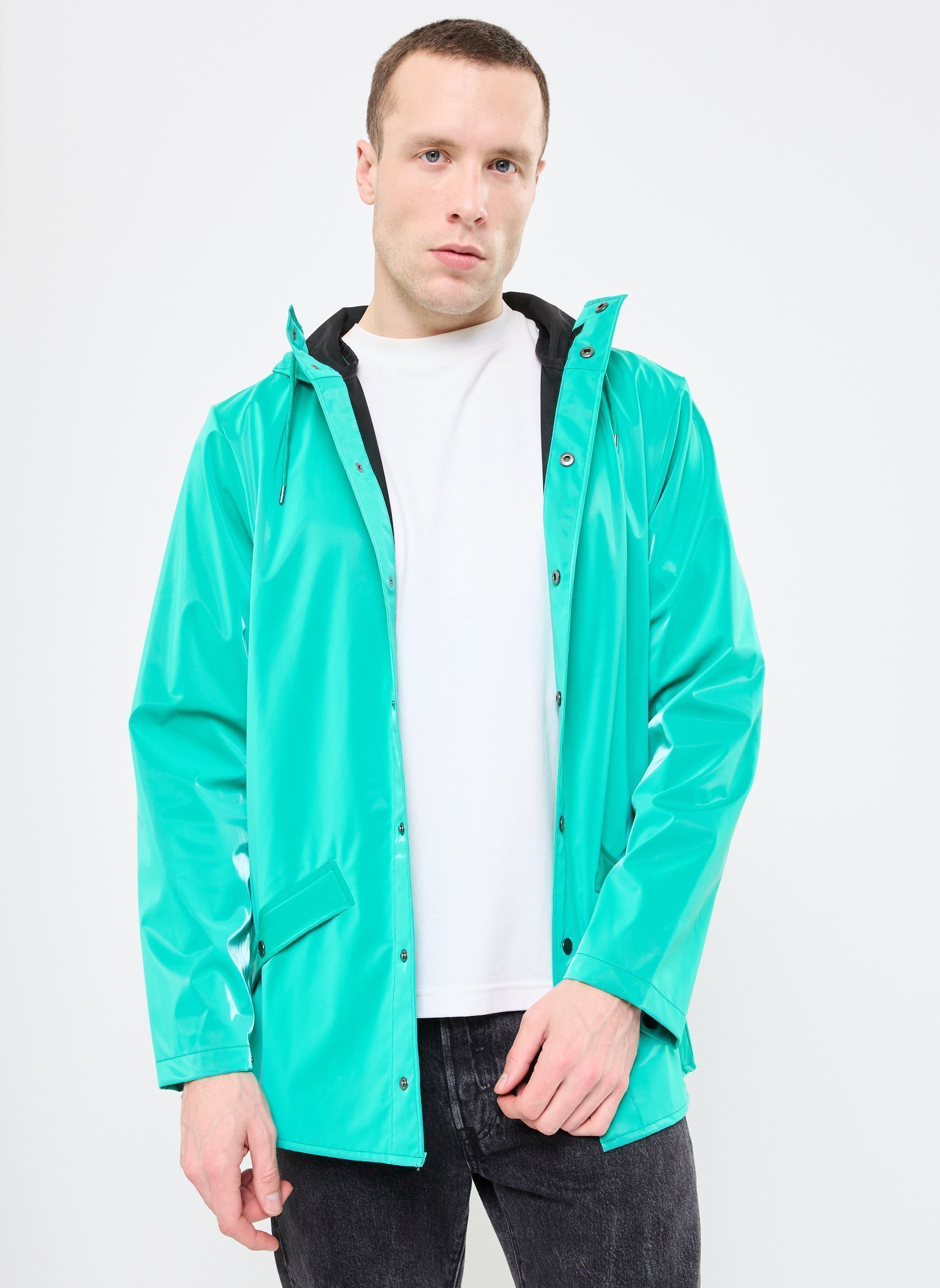 Wasserdichte Jacken Jacket W3 herren grün Rains Wasserdichte Jacken Jacket W3 herren grün ELEMENT