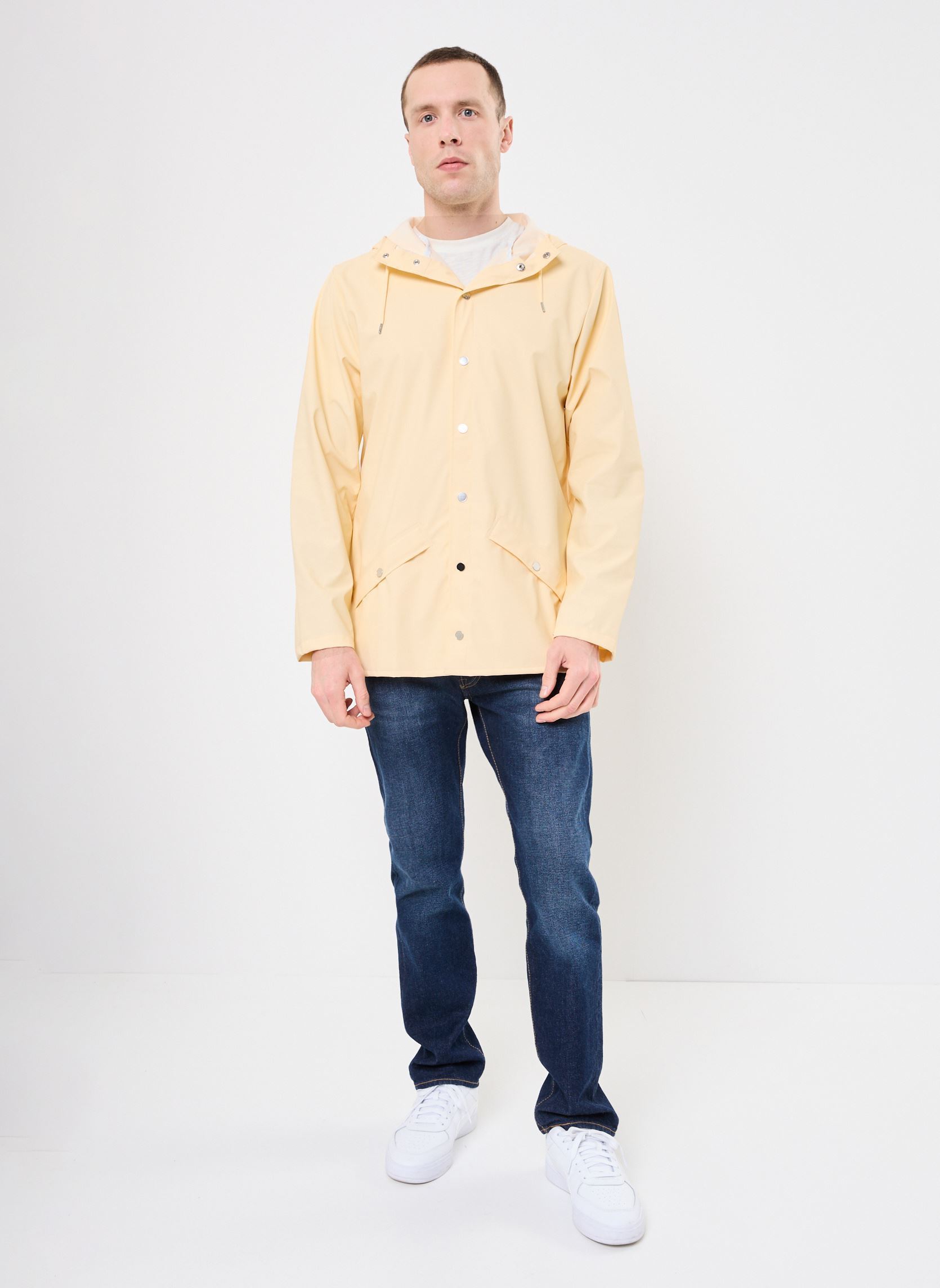 Wasserdichte Jacken Jacket W3 herren gelb Rains Wasserdichte Jacken Jacket W3 herren gelb GLEAM