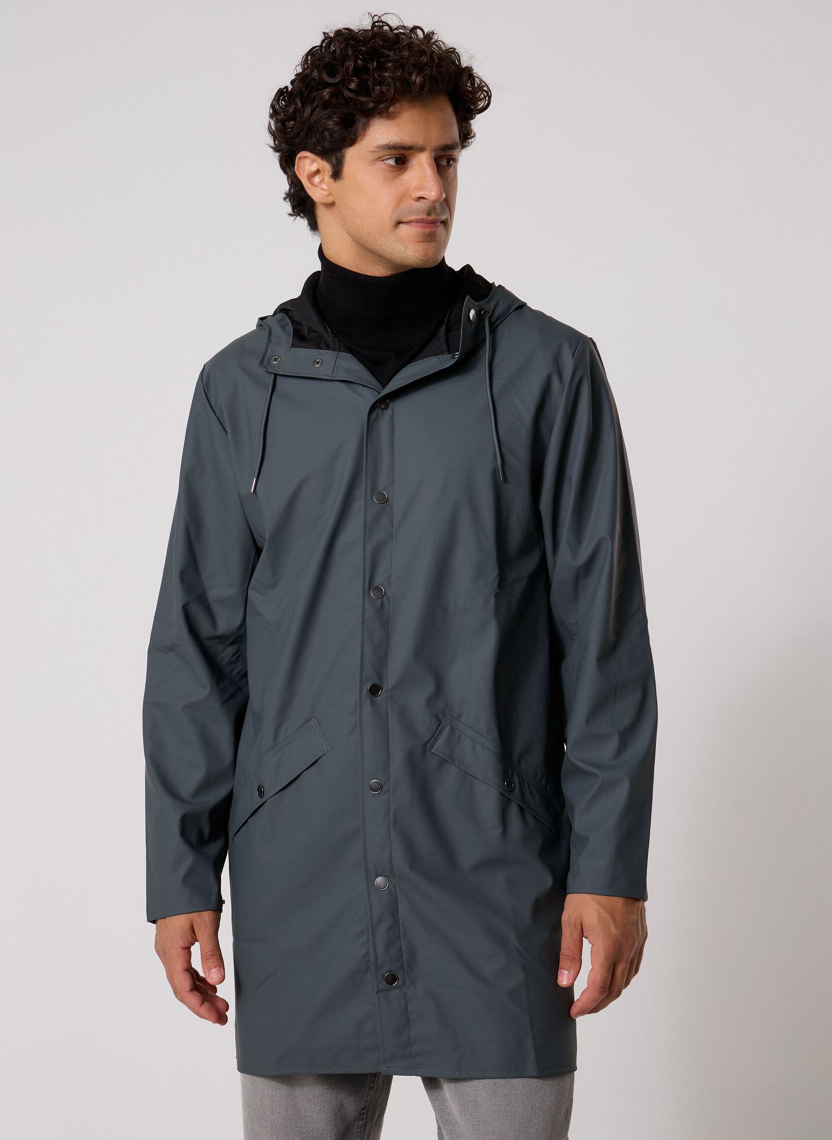 Waterdichte jassen Long Jacket W3 groen Rains Waterdichte jassen Long Jacket W3 groen DARK GREY