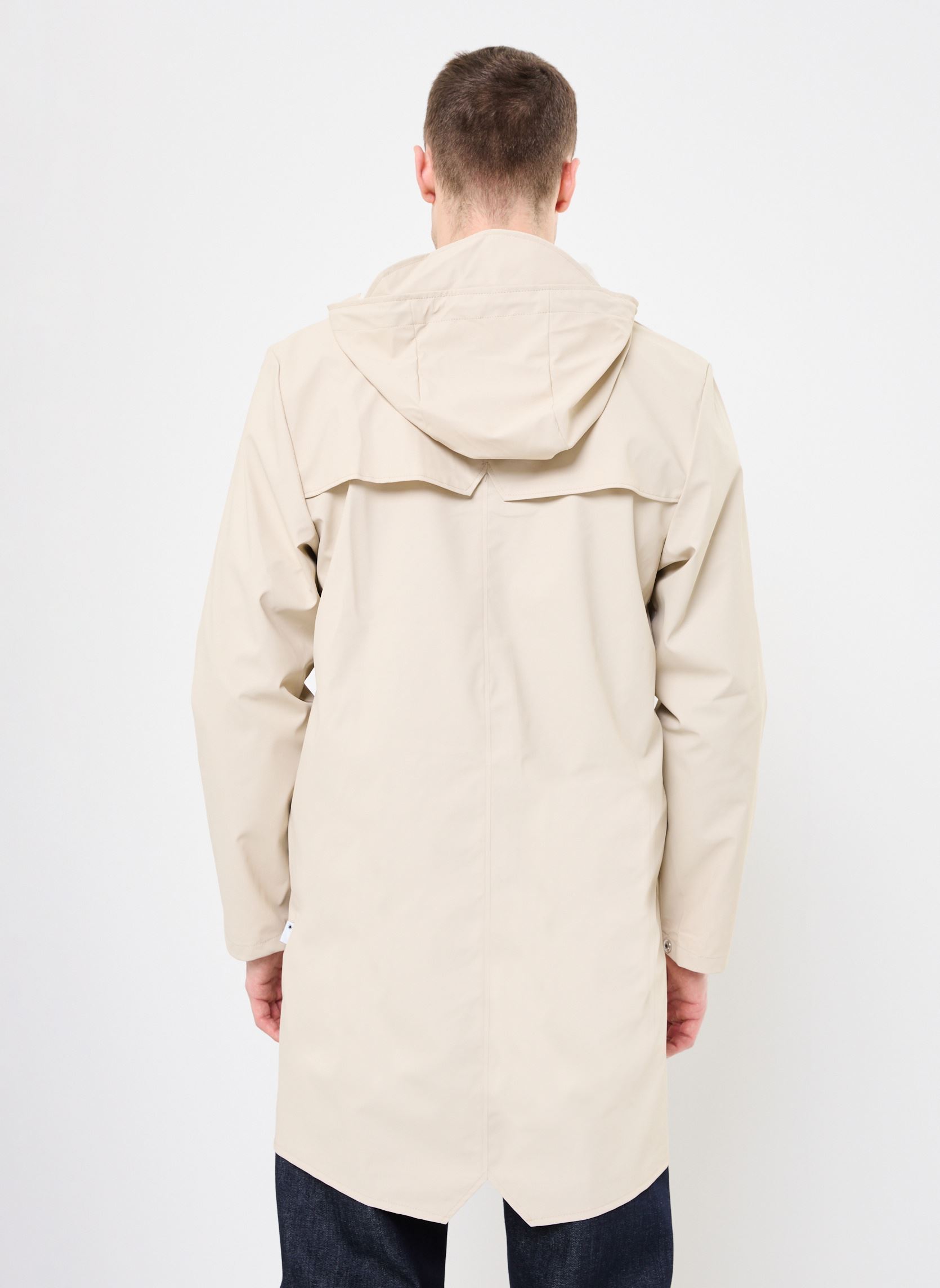 Wasserdichte Jacken Long Jacket W3 herren beige Rains Wasserdichte Jacken Long Jacket W3 herren beige DUNE