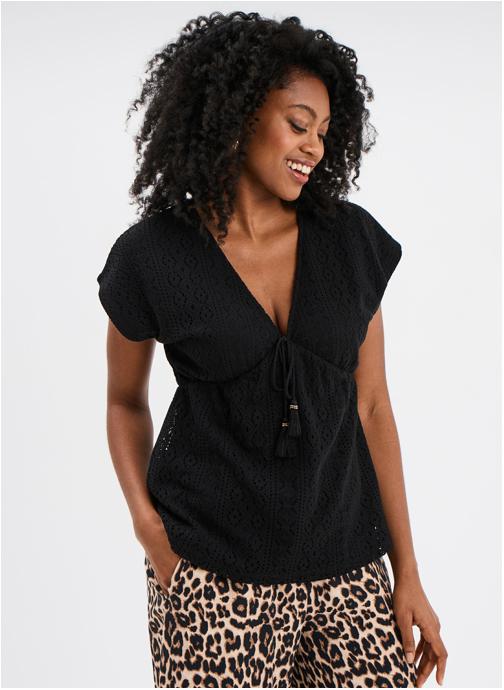 LIBERTO Tee-shirts T-shirt - MIS3_TAGNEAU femme noir