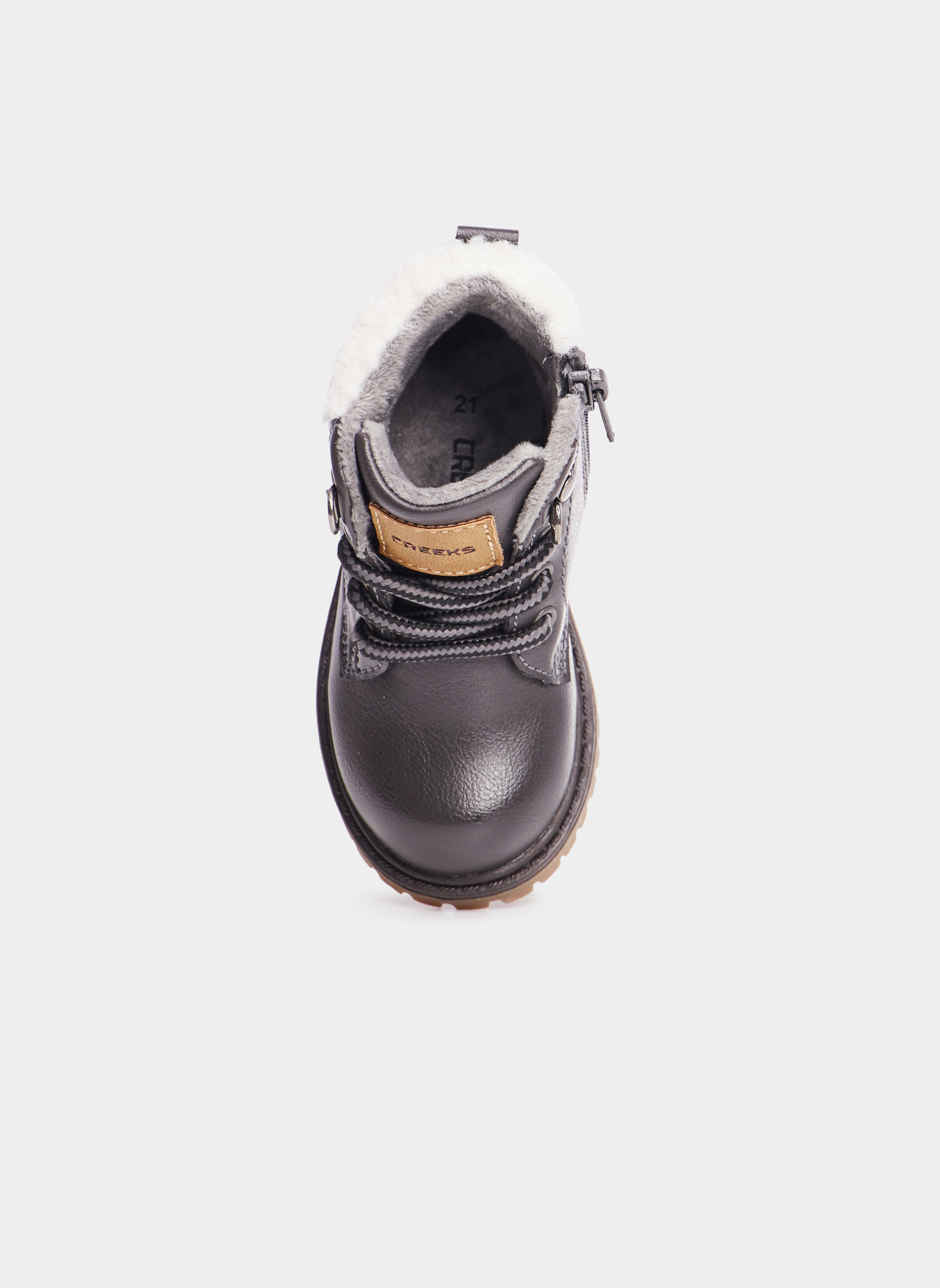 Bottines VPAUL_S_BBG_BO_242 garçon gris CREEKS Bottines VPAUL_S_BBG_BO_242 garçon gris Gris