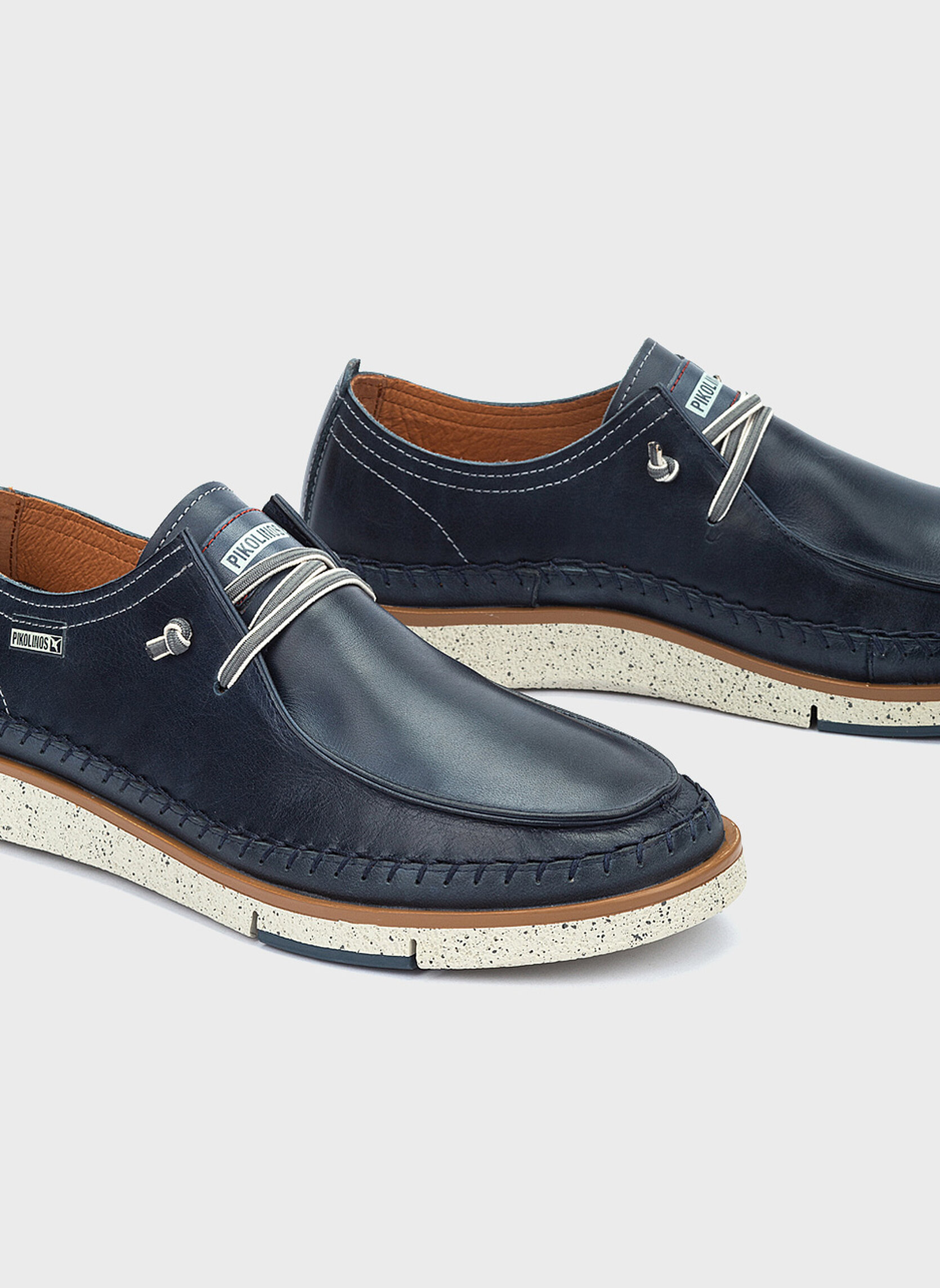 Derbies Chaussures à lacets cuir SAN JUAN homme bleu Pikolinos Derbies Chaussures à lacets cuir SAN JUAN homme bleu Bleu