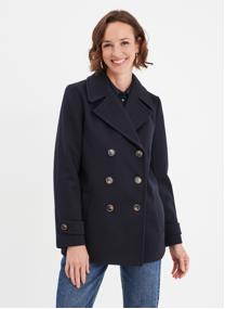Manteaux classiques Manteau - CRE3_GCORNE femme bleu CREEKS Manteaux classiques Manteau - CRE3_GCORNE femme bleu Bleu marine