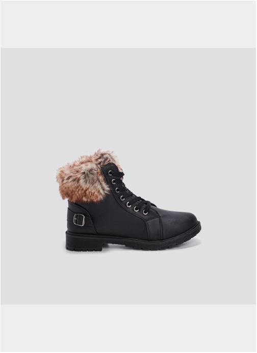 CREEKS Bottines basses Boots, bottines - S_F_BOOT_BTL_COL_FUR_192 femme noir
