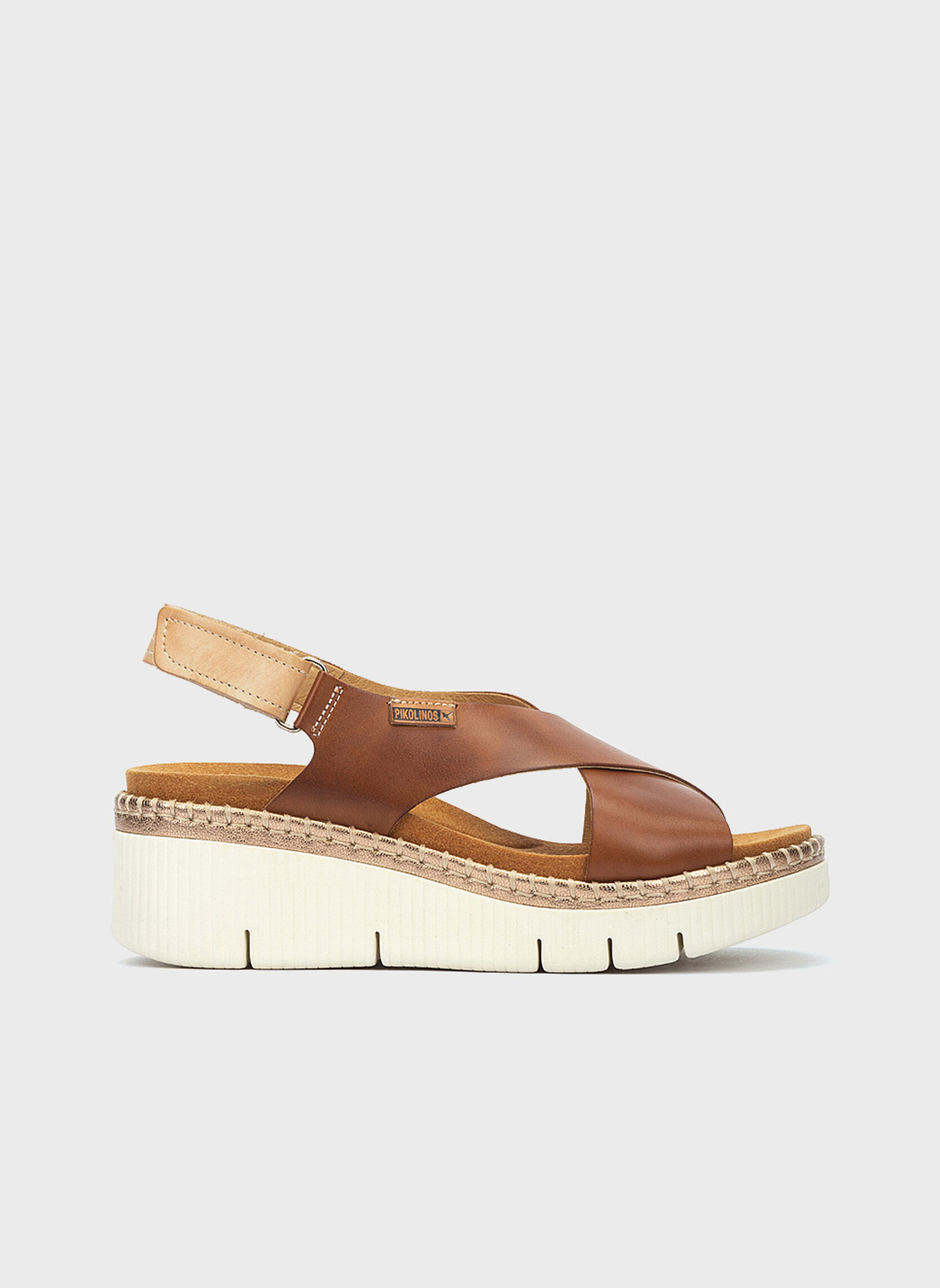 Sandales GOMERA femme marron Pikolinos Sandales GOMERA femme marron Cognac