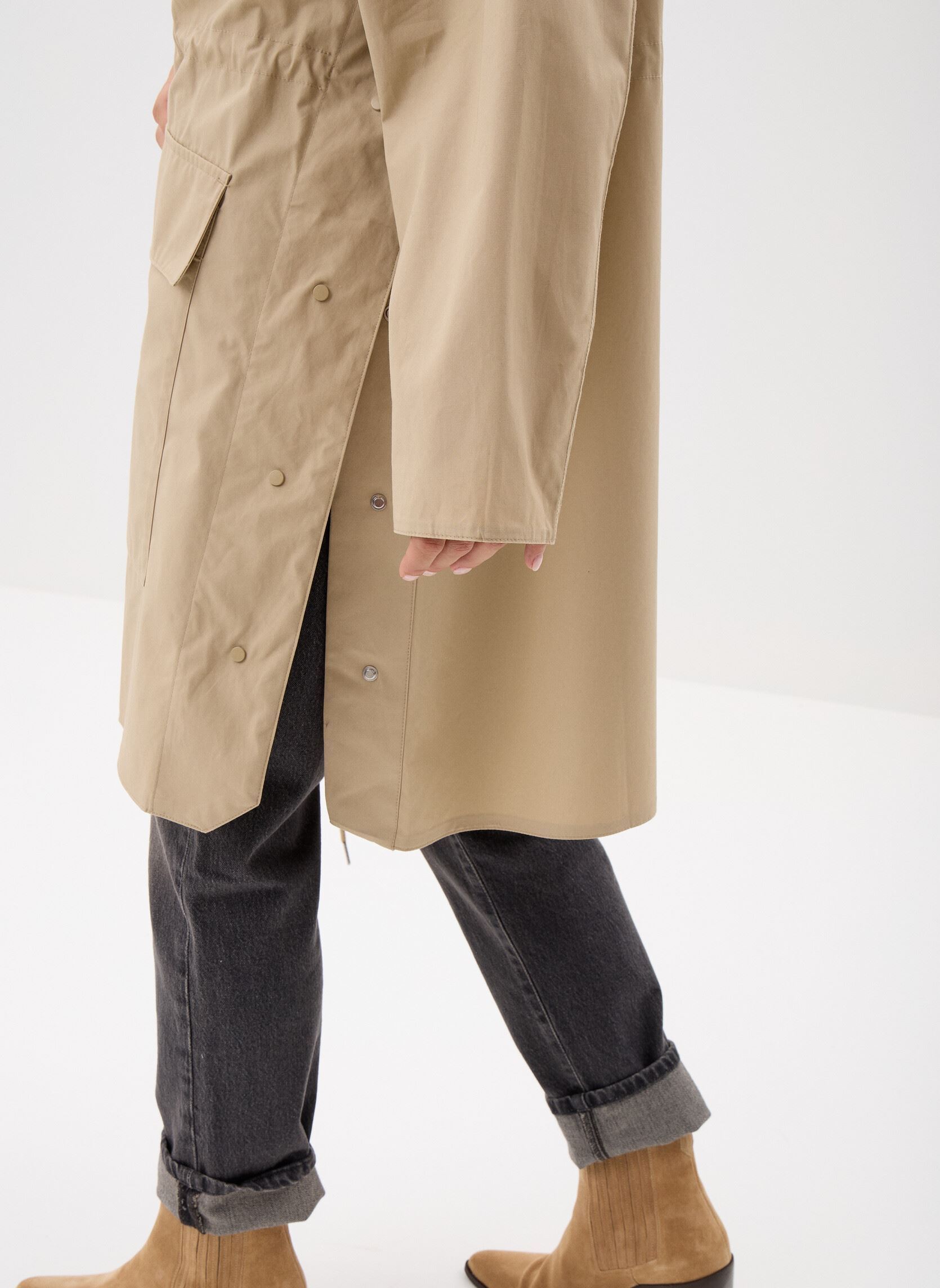 Regenjacken blouson RELAXED damen beige Replay Regenjacken blouson RELAXED damen beige SAND