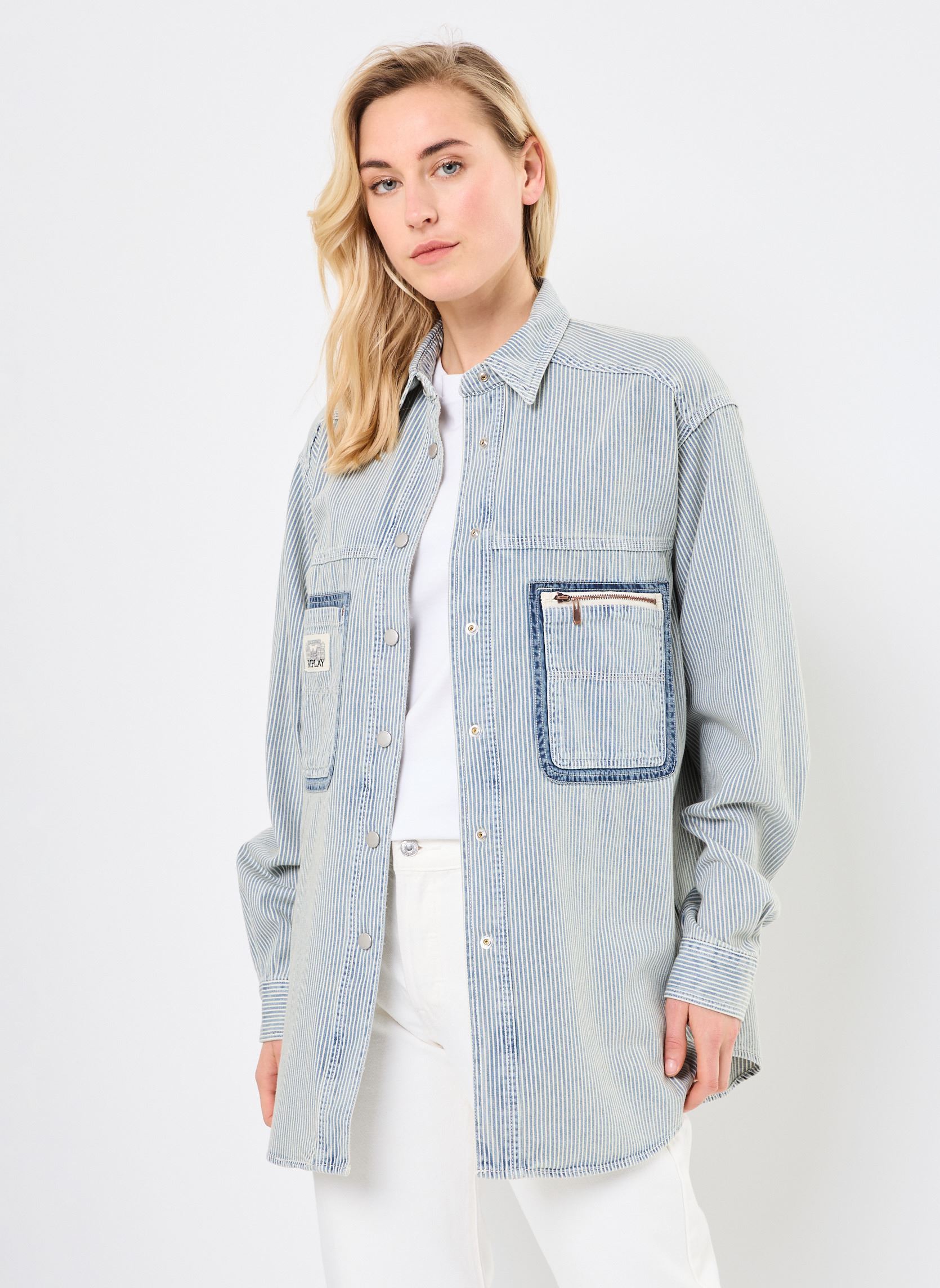 Vêtements Replay chemise OVER pour Accessoires