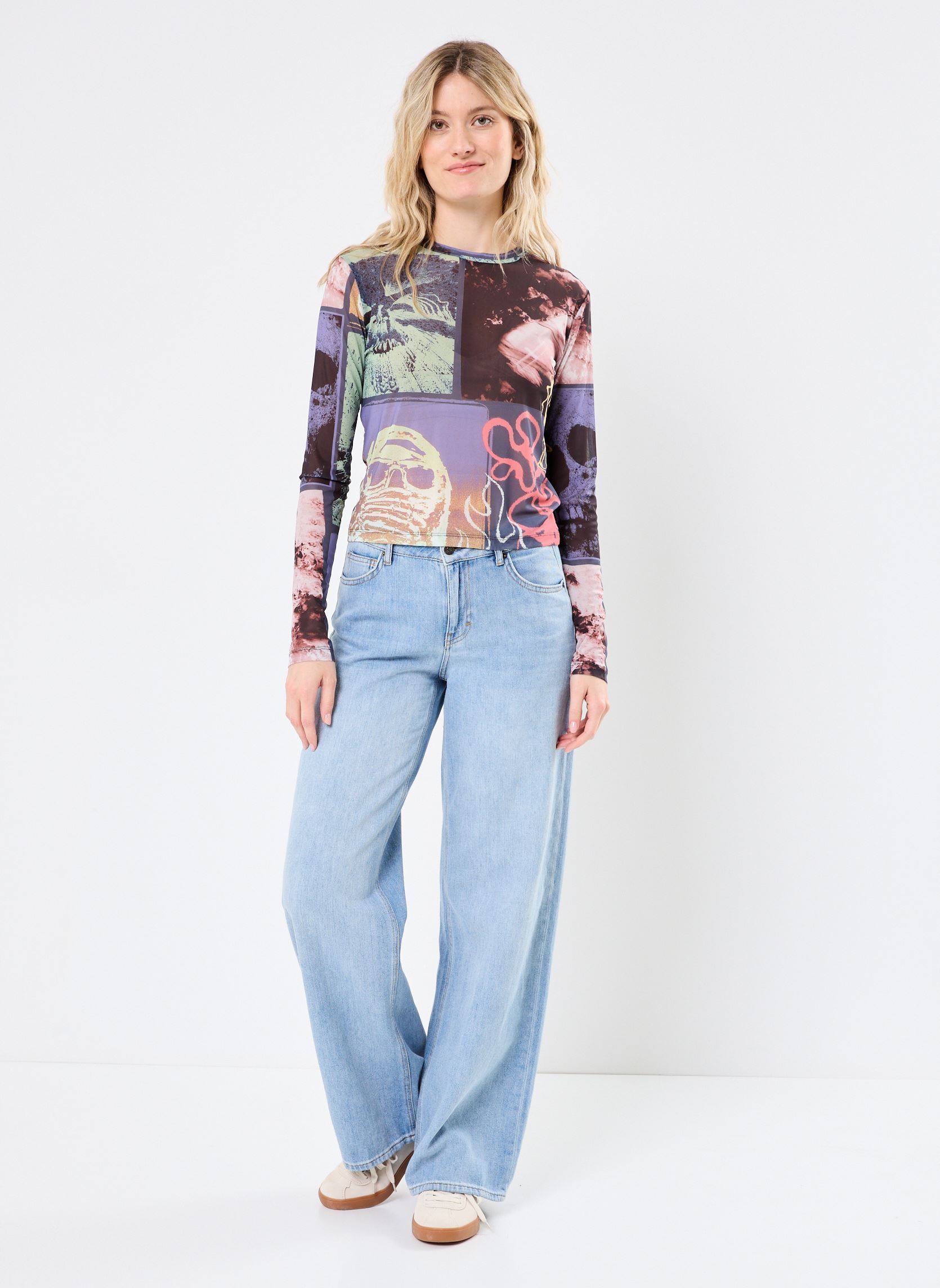 Tee-shirts manches longues Ludlow Mesh Long Sleeve femme multicolore Vans Tee-shirts manches longues Ludlow Mesh Long Sleeve femme multicolore PARISIAN NIGHT