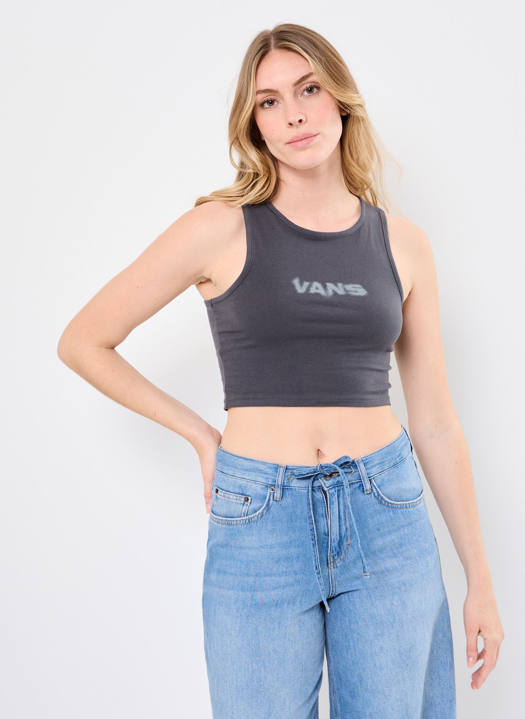 Vêtements Vans Blur Fitted Crop Tank pour Accessoires - vue 1