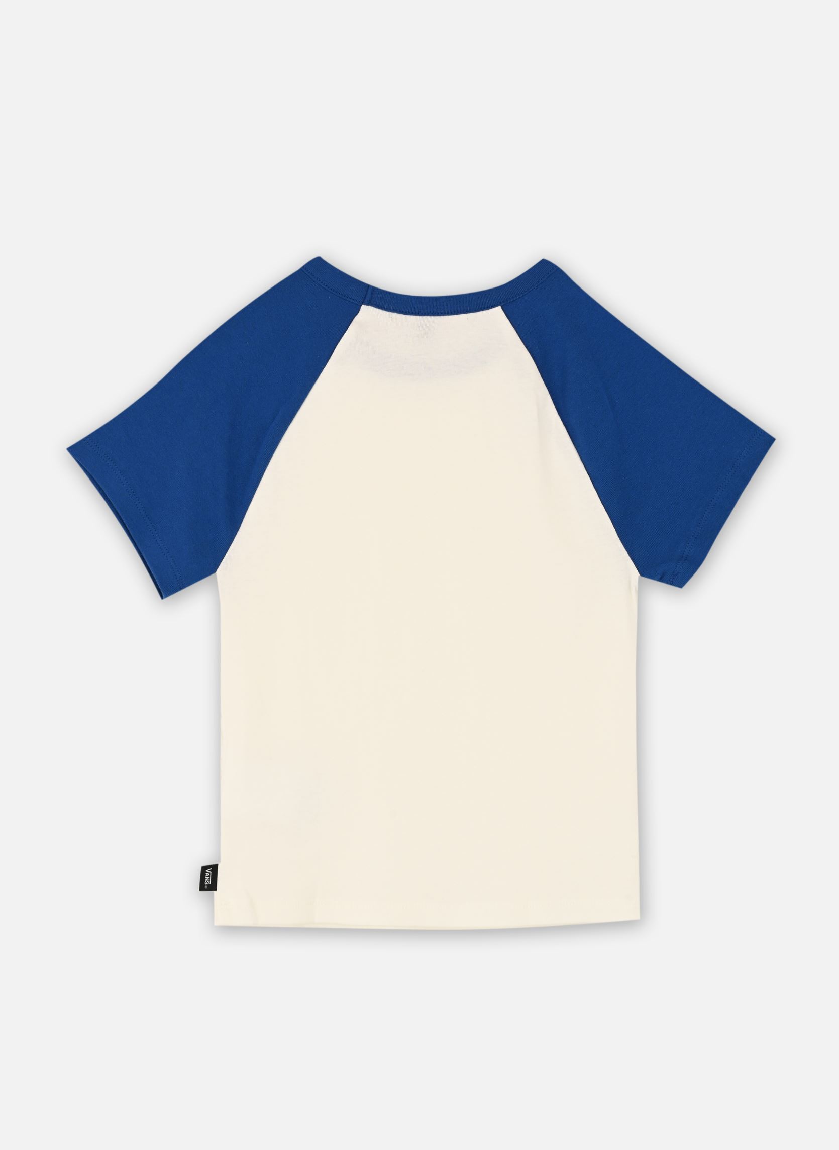 Kurzarm-T-Shirts Clare Raglan Tee damen weiß Vans Kurzarm-T-Shirts Clare Raglan Tee damen weiß TRUE BLUE-MARSHMALLOW