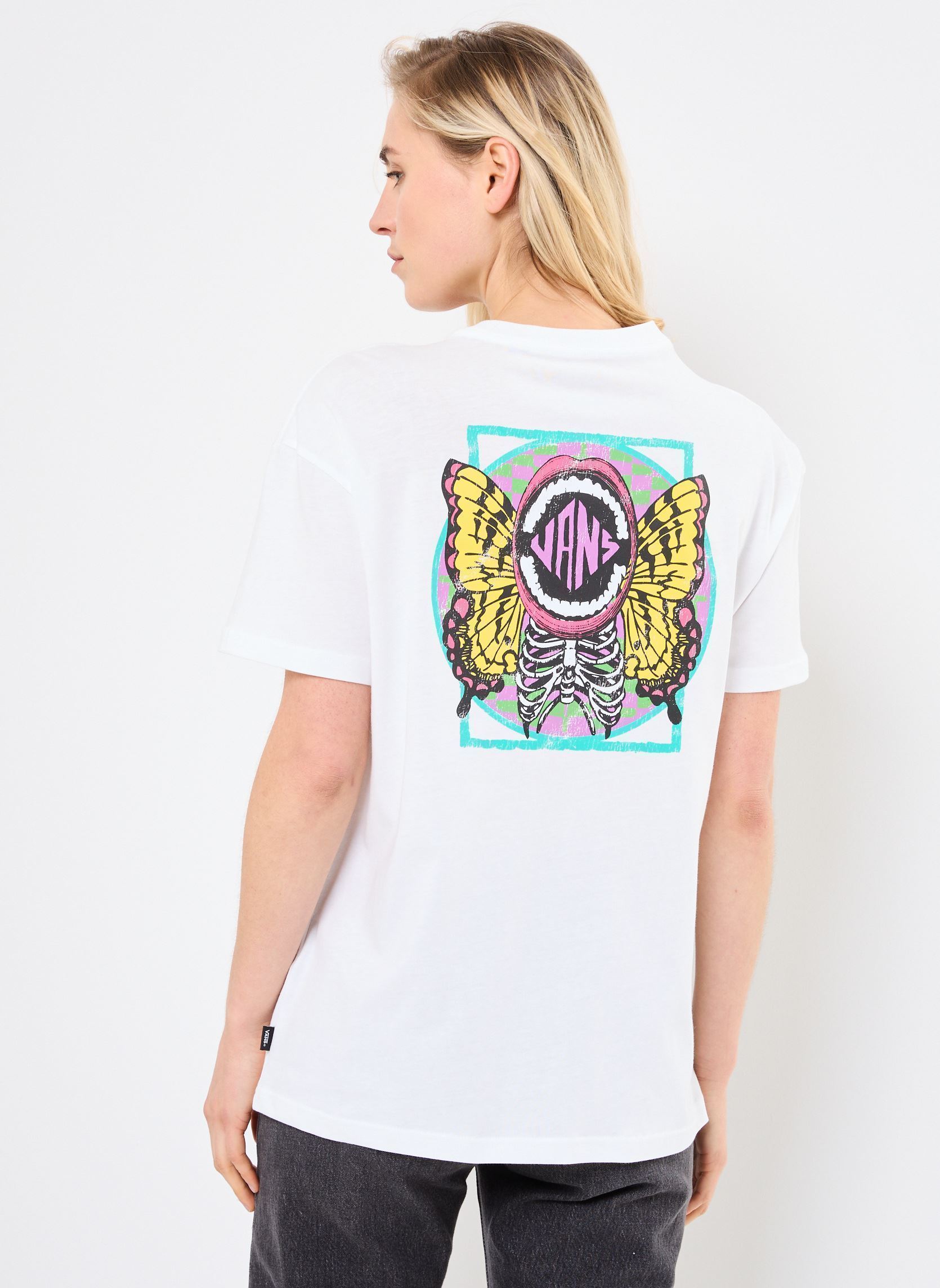 Tee-shirts manches courtes ETHEREAL OS SS femme blanc Vans Tee-shirts manches courtes ETHEREAL OS SS femme blanc WHITE