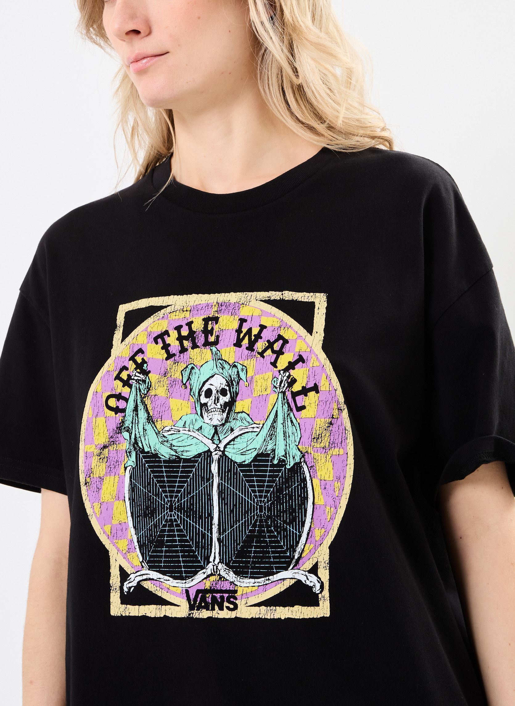 Kurzarm-T-Shirts FINAL CARD OS SS damen schwarz Vans Kurzarm-T-Shirts FINAL CARD OS SS damen schwarz BLACK