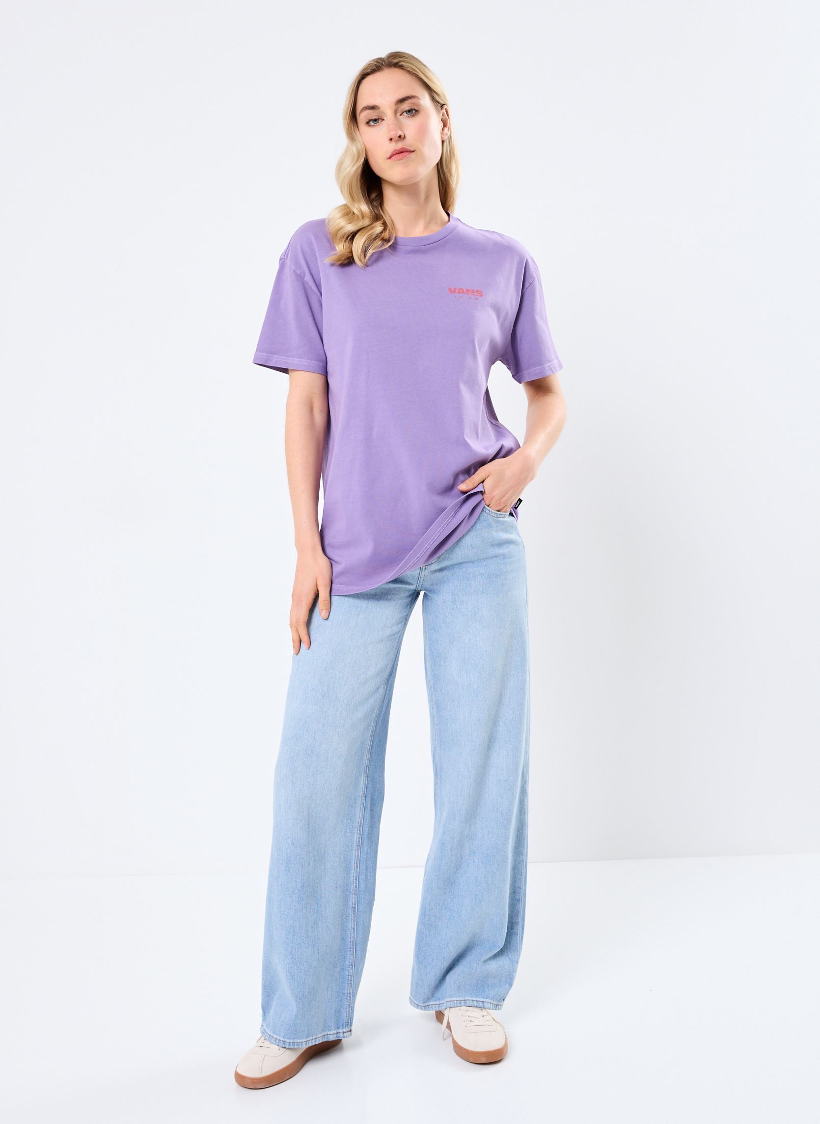 Tee-shirts manches courtes Suspension Oversized SS femme violet Vans Tee-shirts manches courtes Suspension Oversized SS femme violet PURPLE HAZE