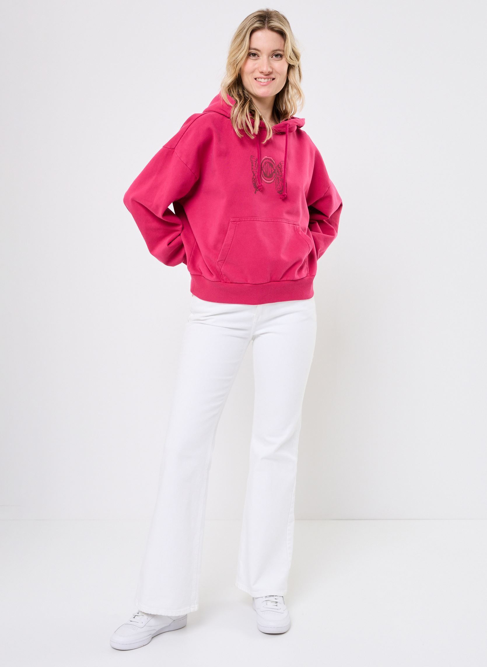 Jersey con capucha ETHEREAL RETRO FIT PO mujer rosa Vans Jersey con capucha ETHEREAL RETRO FIT PO mujer rosa CHERRIES JUBILEE