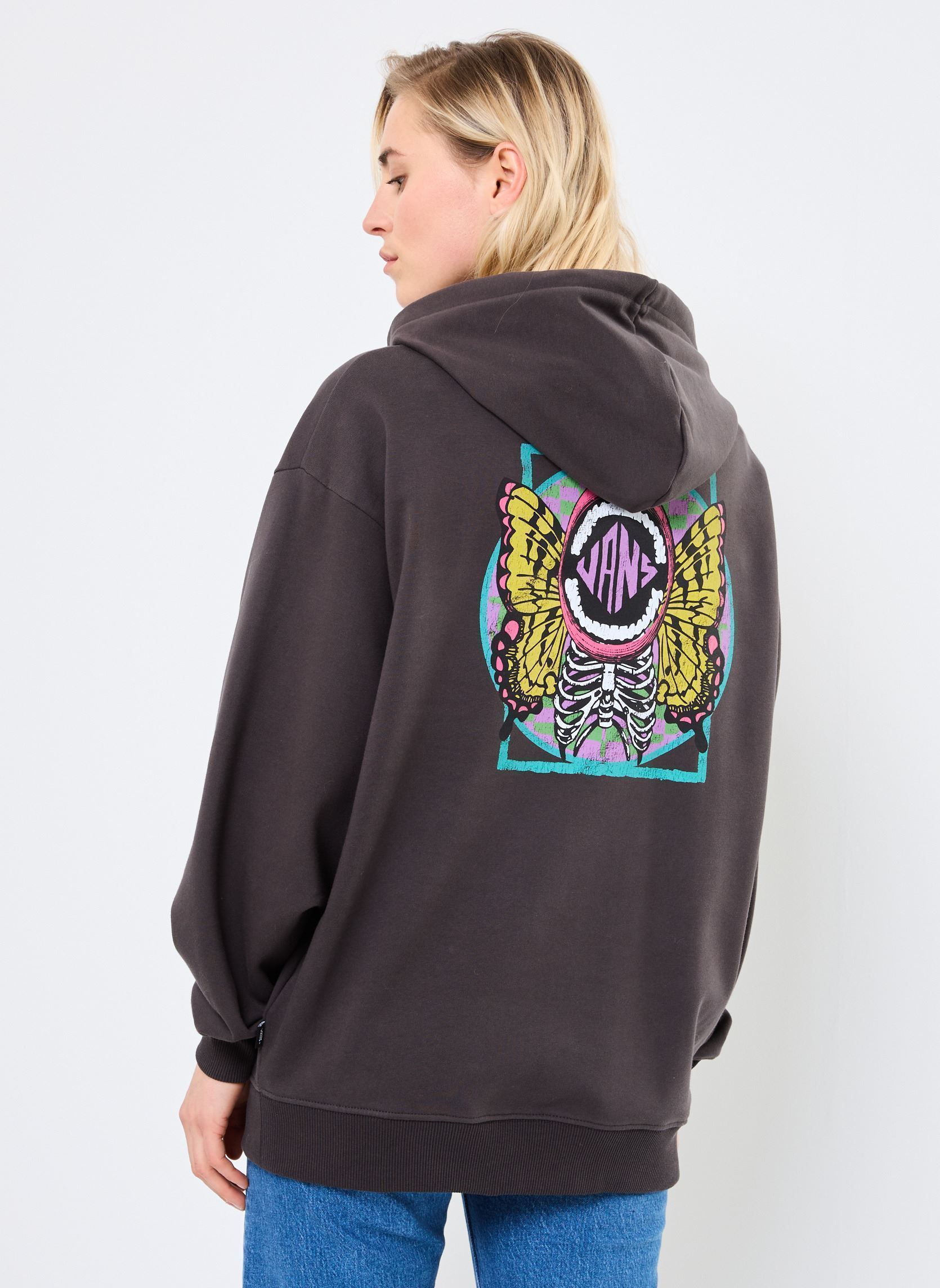 Sweats à capuche ETHEREAL OS PO femme noir Vans Sweats à capuche ETHEREAL OS PO femme noir BLACK