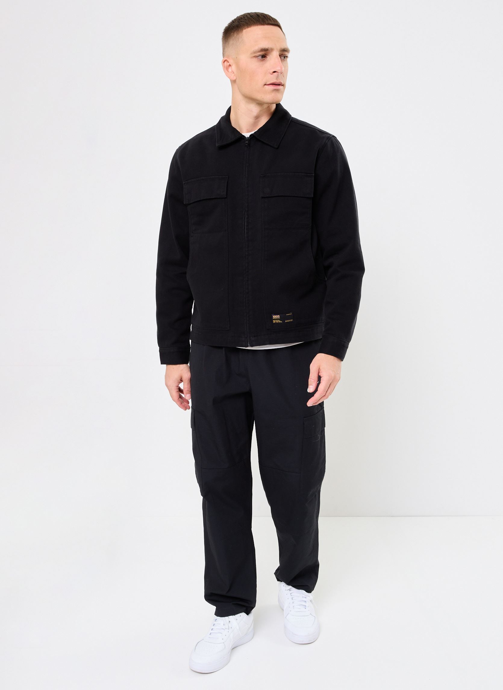 Vestes McAvoy Zip Station Jacket homme noir Vans Vestes McAvoy Zip Station Jacket homme noir BLACK