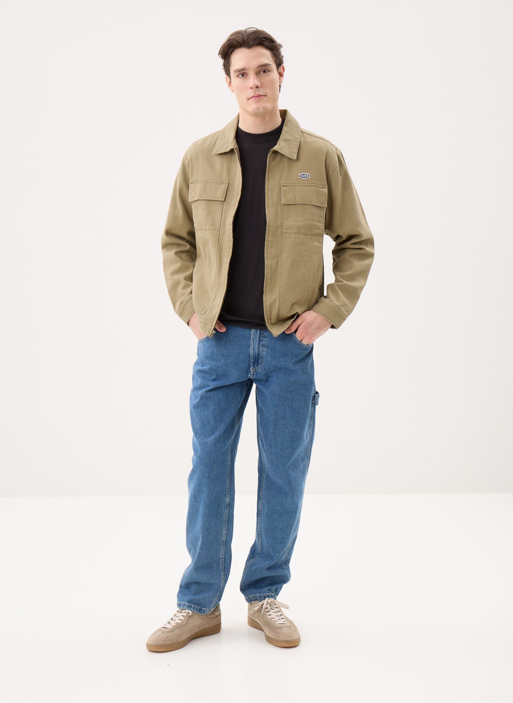 Jassen McAvoy Zip Station Jacket heren groen Vans Jassen McAvoy Zip Station Jacket heren groen BAY LEAF