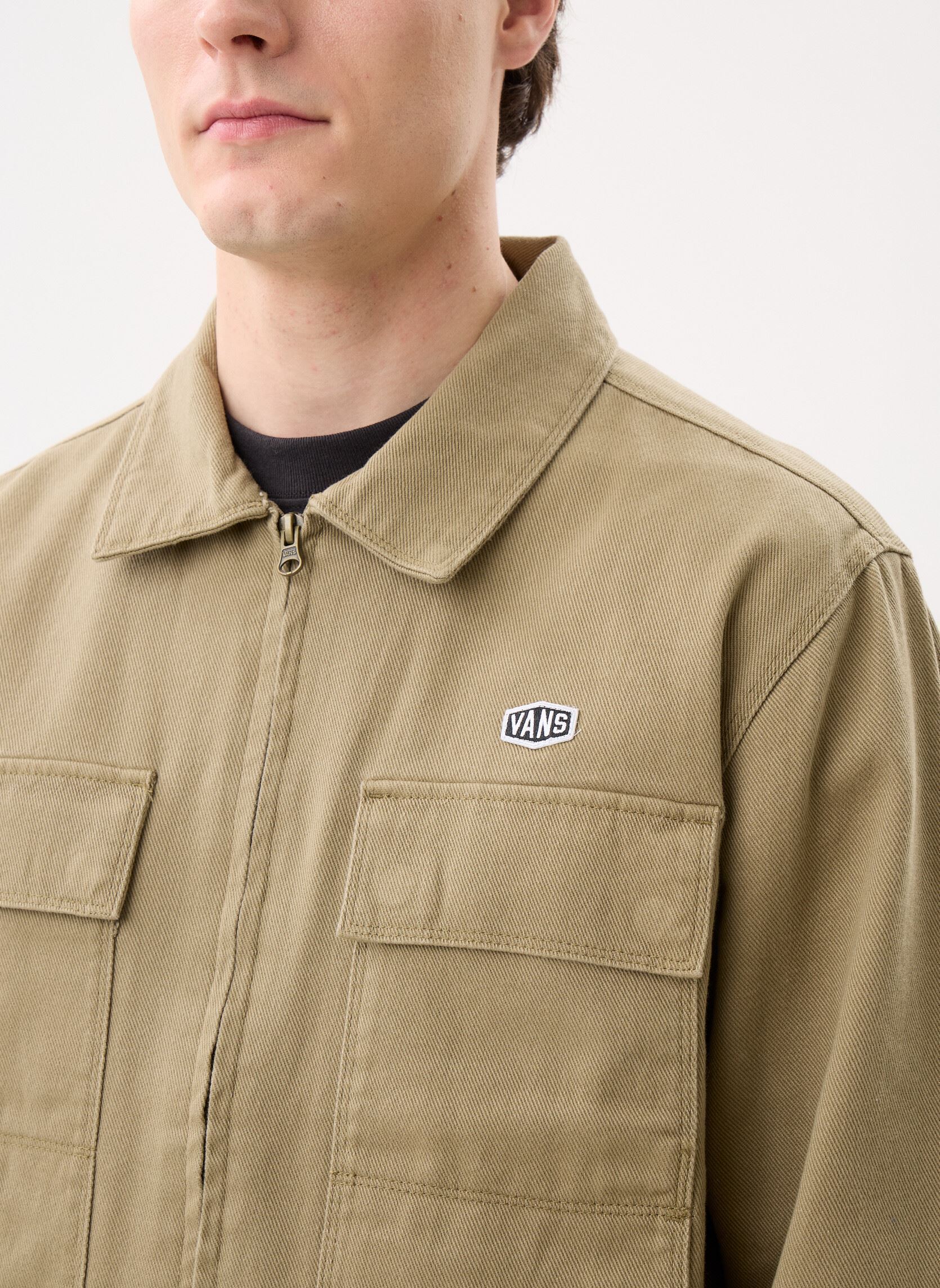 Jassen McAvoy Zip Station Jacket heren groen Vans Jassen McAvoy Zip Station Jacket heren groen BAY LEAF