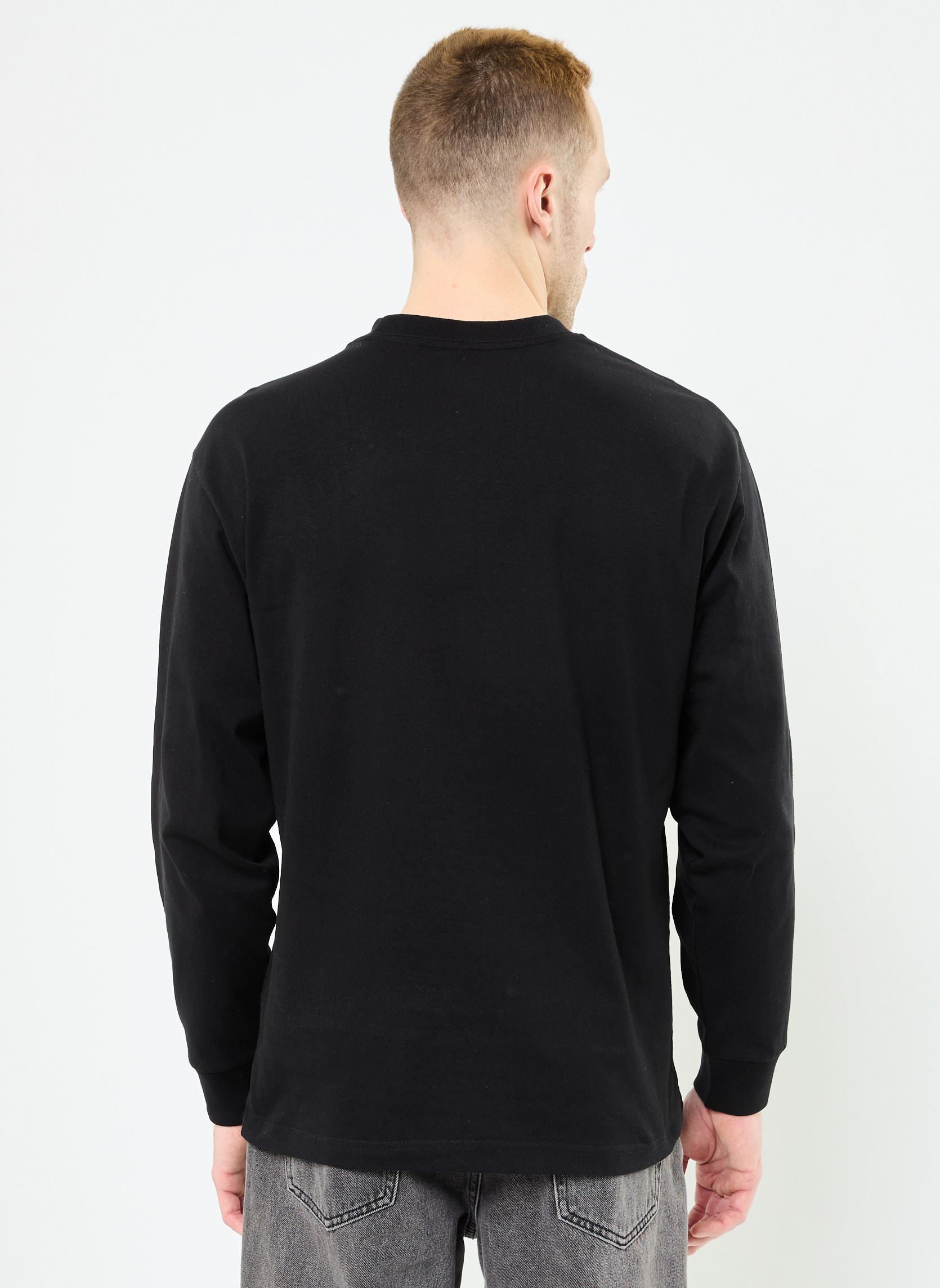T-Shirts LEFT CHEST II LOOSE LS herren schwarz Vans T-Shirts LEFT CHEST II LOOSE LS herren schwarz BLACK