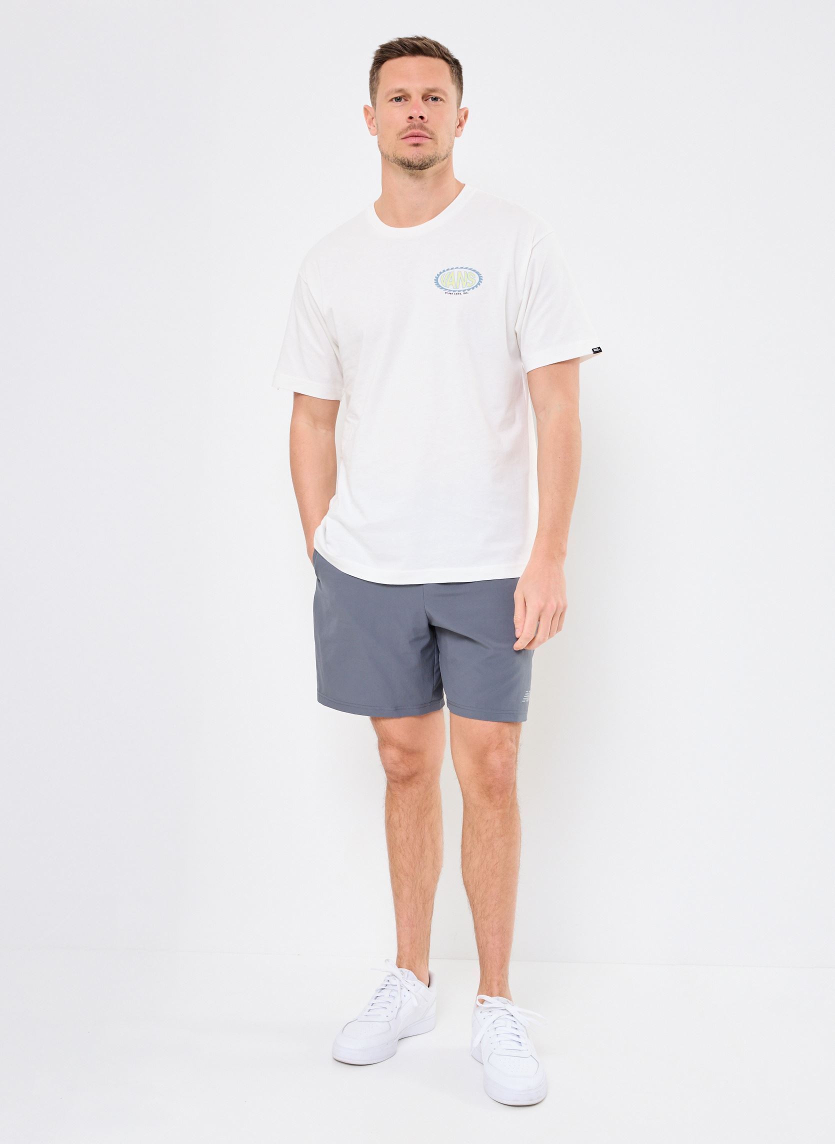 Camisetas de manga corta Road Stop SS hombre blanco Vans Camisetas de manga corta Road Stop SS hombre blanco MARSHMALLOW