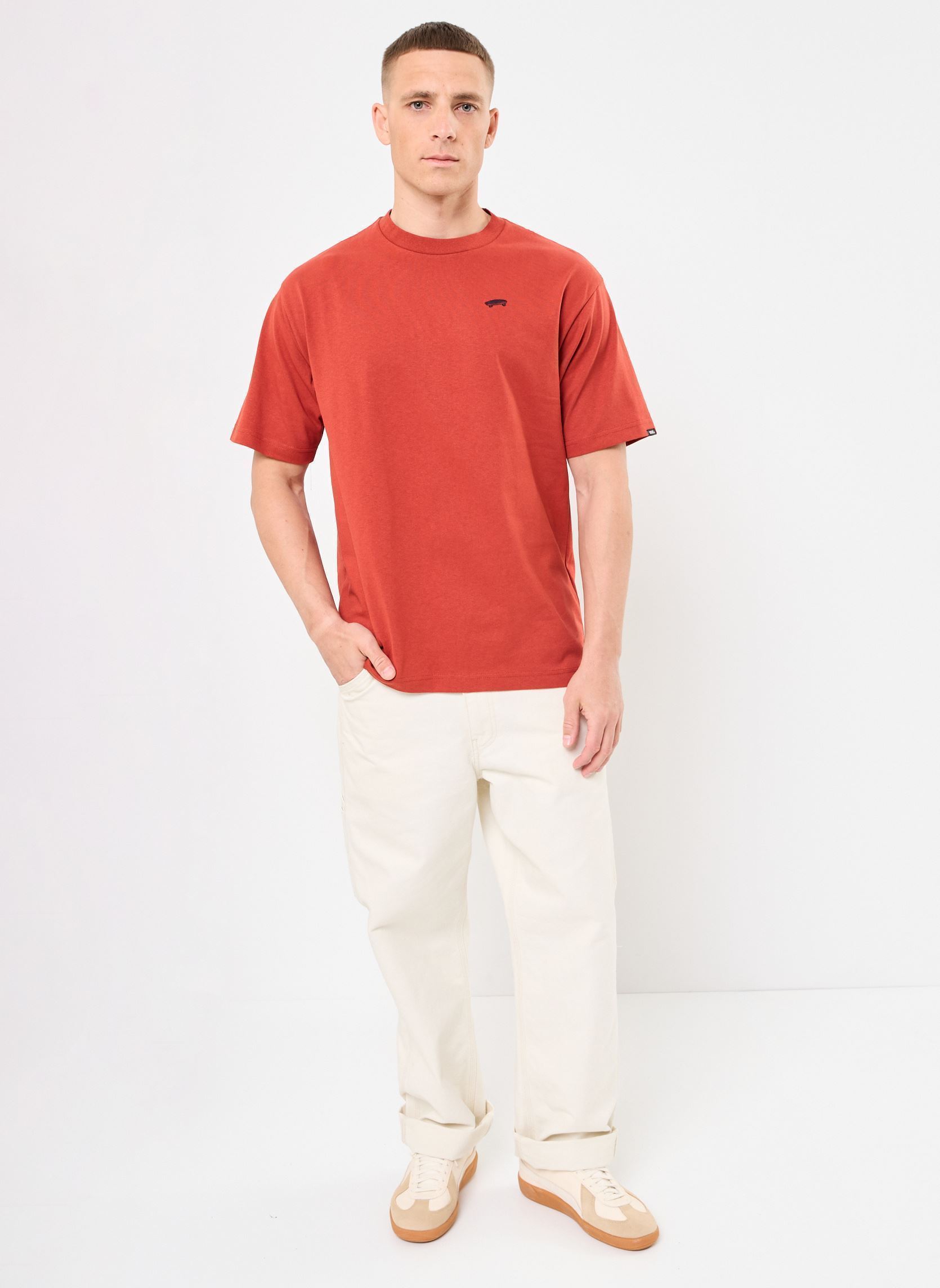 T-shirt a maniche corte SALTON LOOSE SS uomo rosso Vans T-shirt a maniche corte SALTON LOOSE SS uomo rosso RED OCHRE
