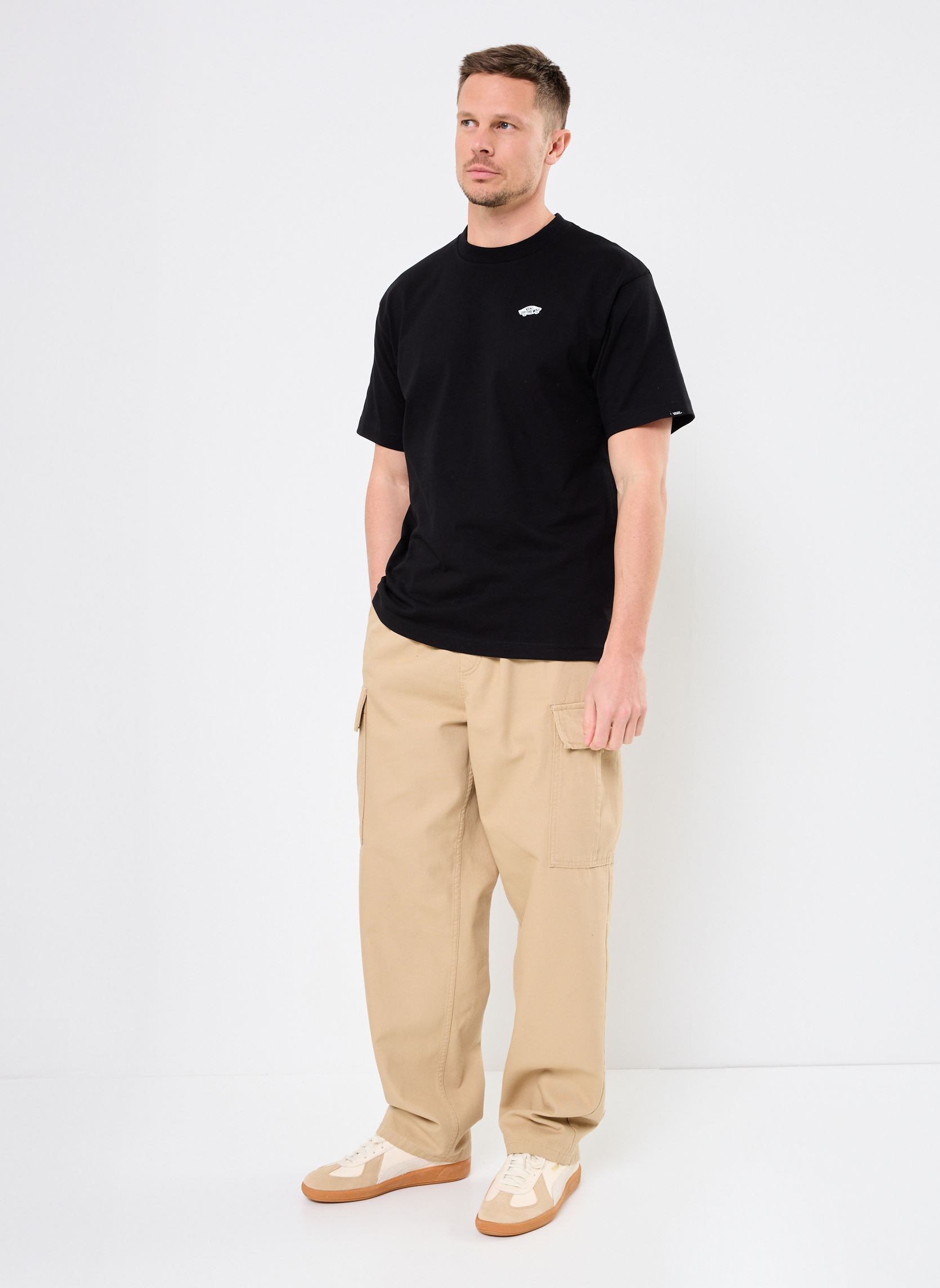 T-shirt a maniche corte STYLE 76 II LOOSE SS TEE uomo nero Vans T-shirt a maniche corte STYLE 76 II LOOSE SS TEE uomo nero BLACK-WHITE