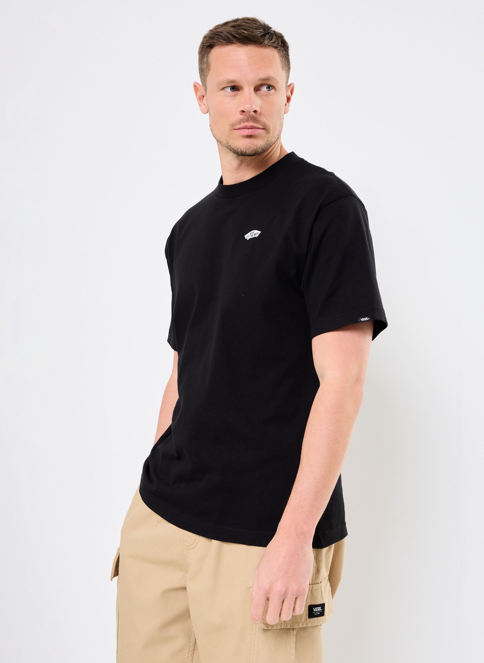 T-shirt a maniche corte STYLE 76 II LOOSE SS TEE uomo nero Vans T-shirt a maniche corte STYLE 76 II LOOSE SS TEE uomo nero BLACK-WHITE