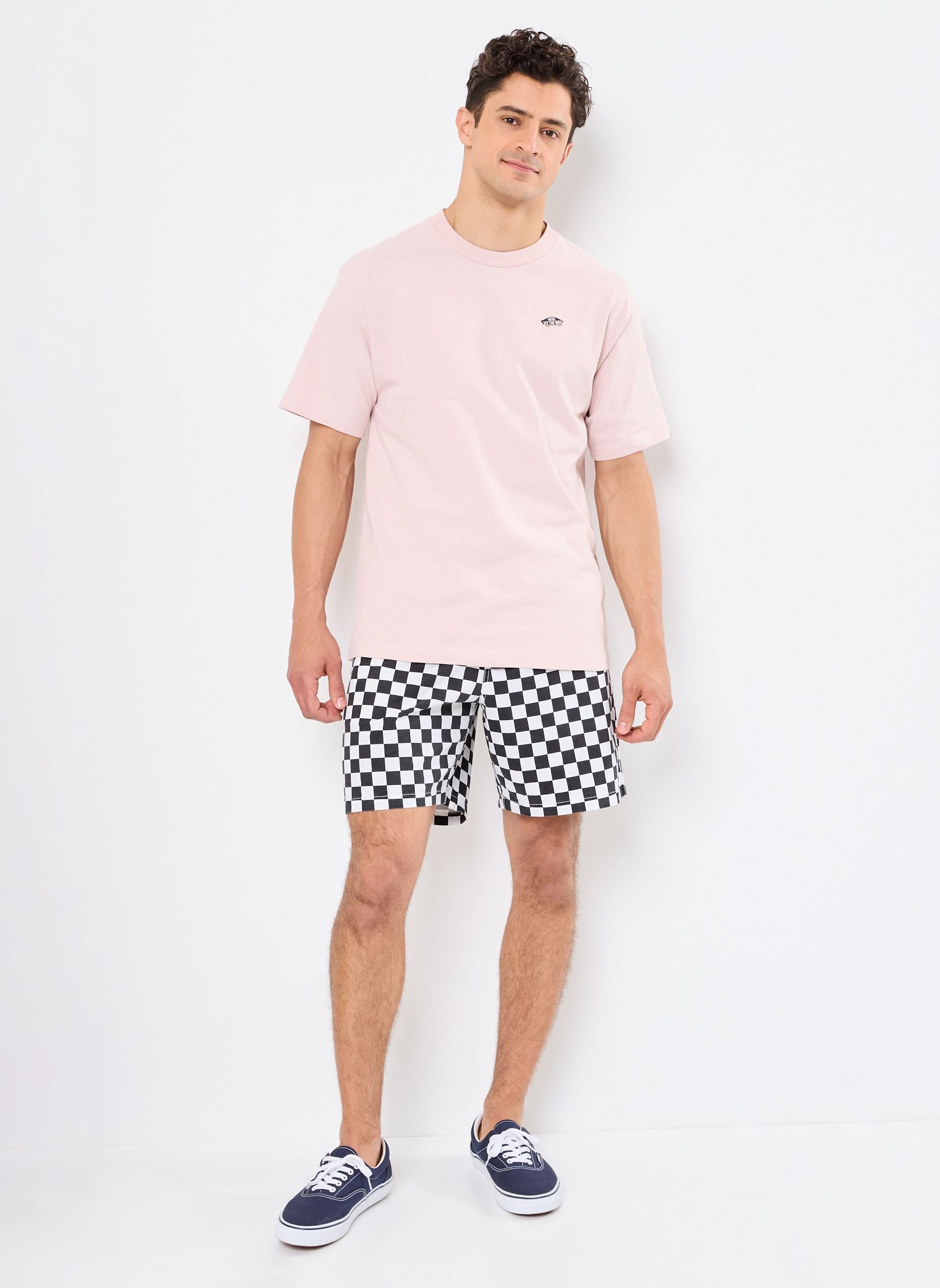 T-shirt a maniche corte STYLE 76 II LOOSE SS TEE uomo rosa Vans T-shirt a maniche corte STYLE 76 II LOOSE SS TEE uomo rosa SEPIA ROSE
