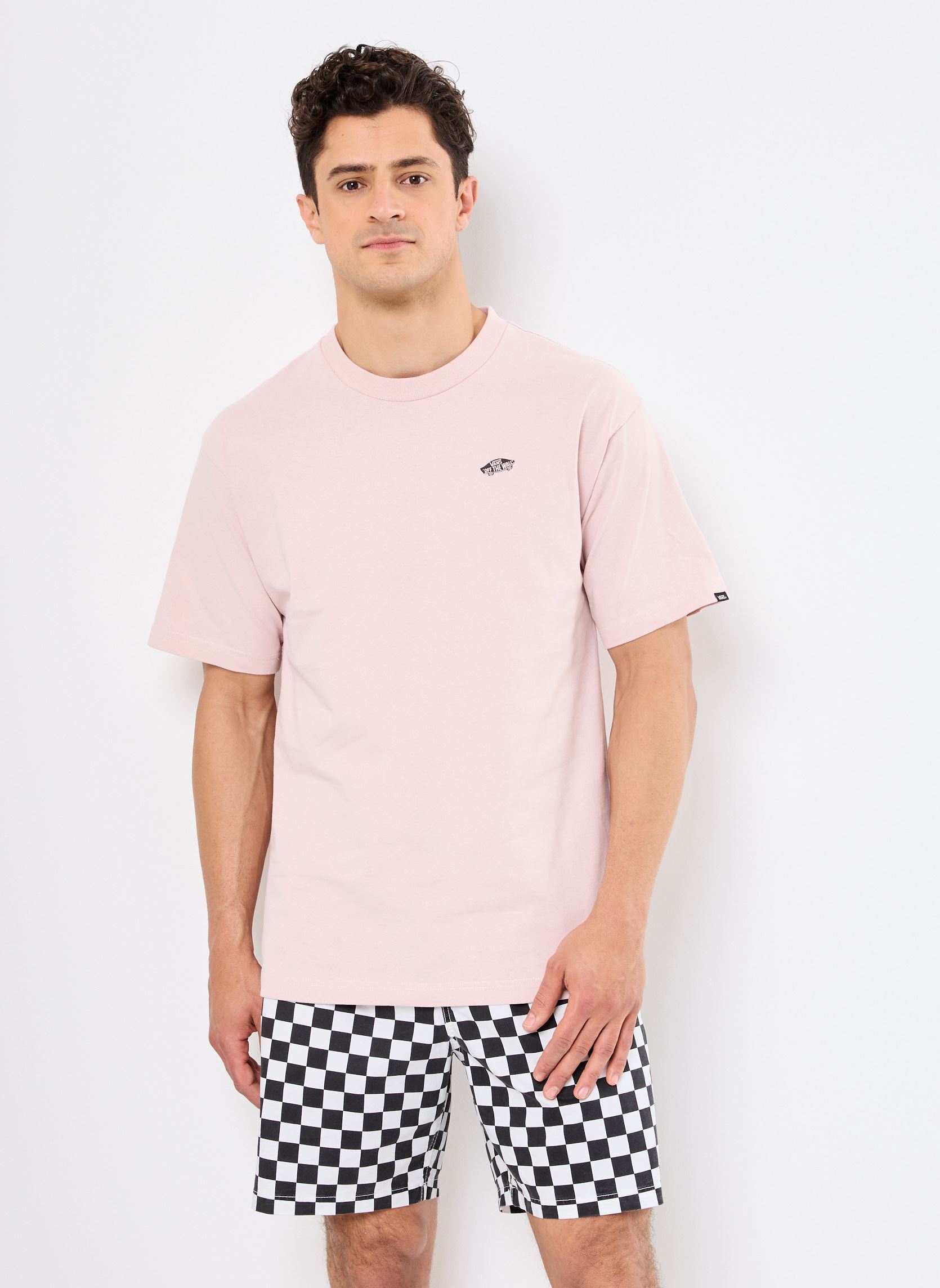 T-shirt a maniche corte STYLE 76 II LOOSE SS TEE uomo rosa Vans T-shirt a maniche corte STYLE 76 II LOOSE SS TEE uomo rosa SEPIA ROSE