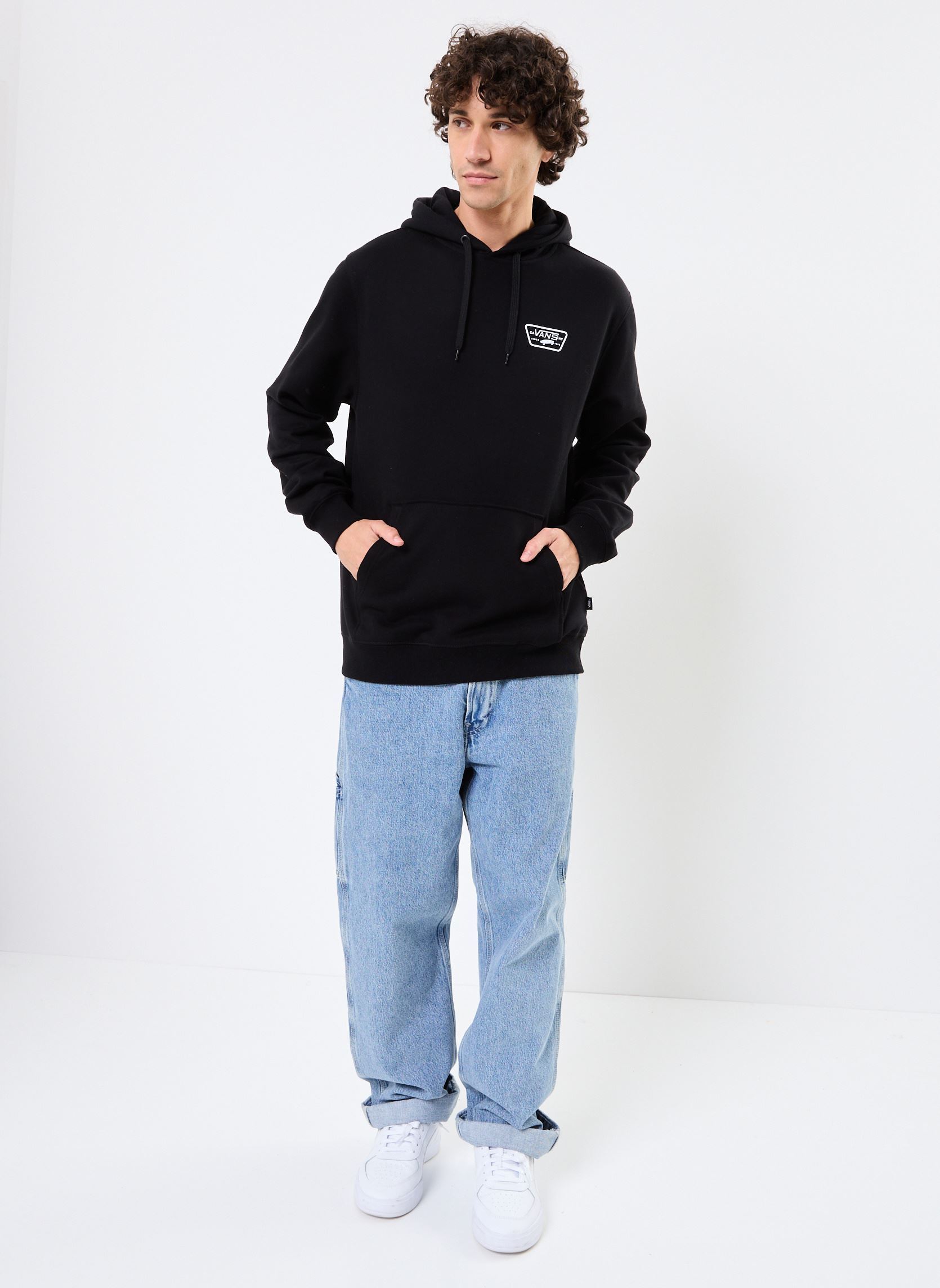 Hoodies Full Patch Pullover heren zwart Vans Hoodies Full Patch Pullover heren zwart BLACK
