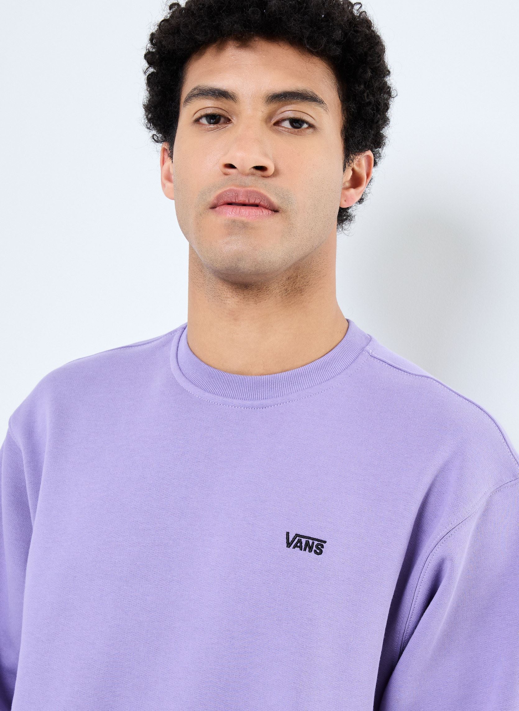 Sweats LEFT CHEST II LOOSE CREW homme violet Vans Sweats LEFT CHEST II LOOSE CREW homme violet PURPLE HAZE