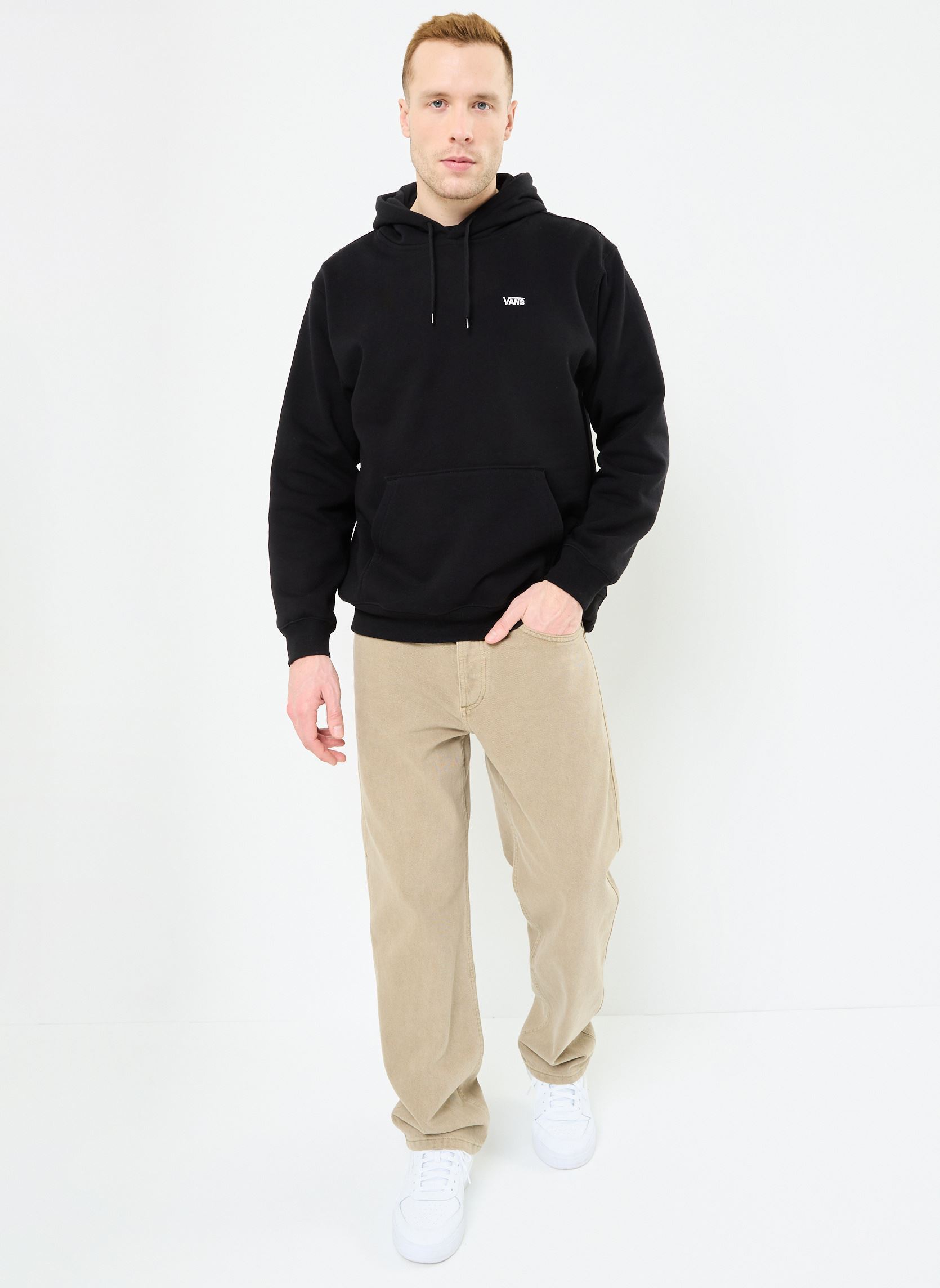 Jersey con capucha LEFT CHEST II LOOSE PO hombre negro Vans Jersey con capucha LEFT CHEST II LOOSE PO hombre negro BLACK