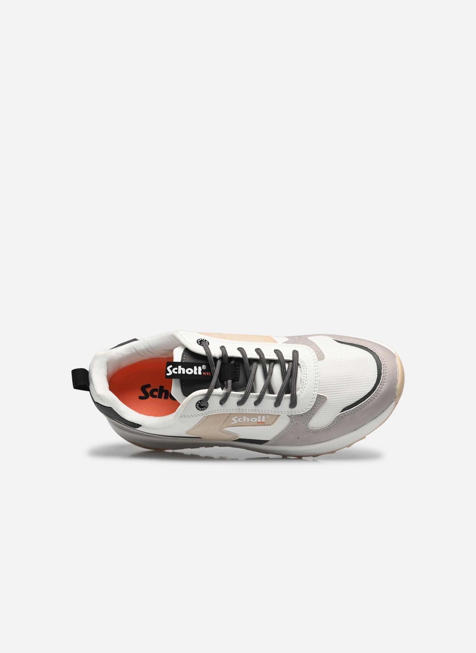 Baskets MAKIM homme multicolore Schott Baskets MAKIM homme multicolore White