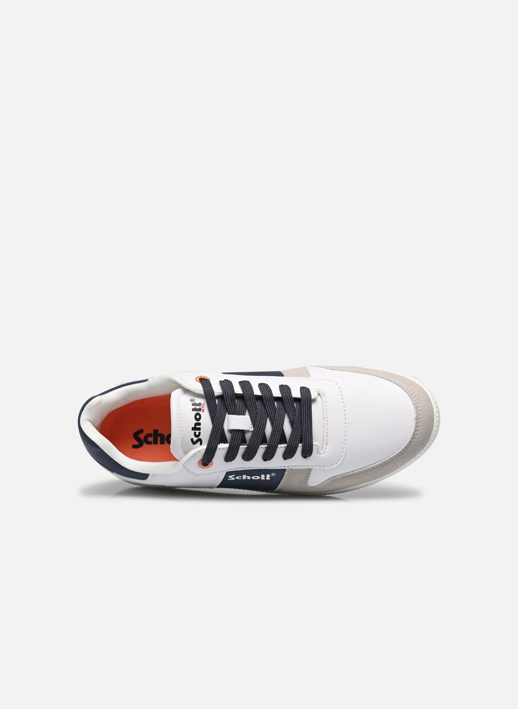 Baskets FOSTER-M homme blanc Schott Baskets FOSTER-M homme blanc White / Navy
